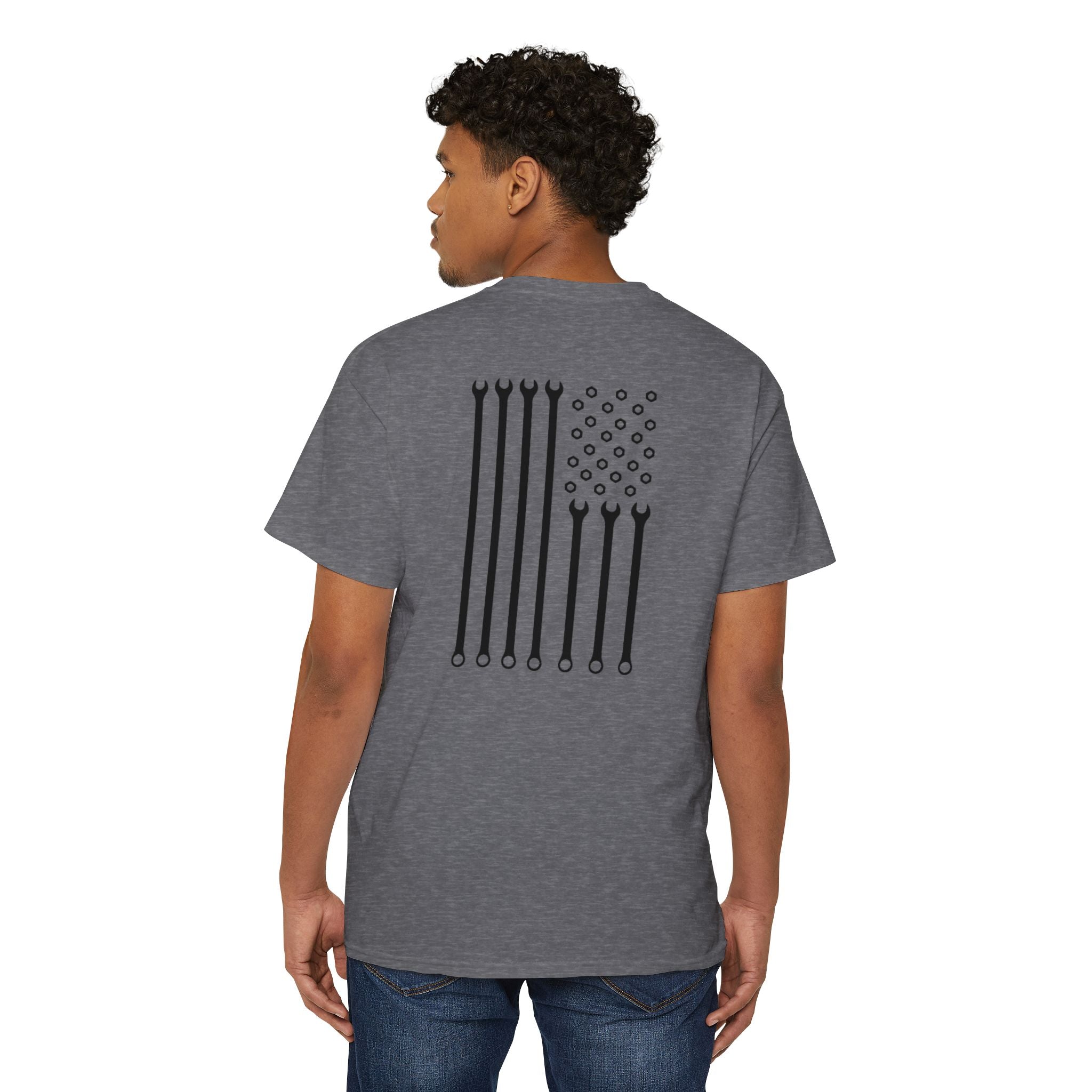 American Wrench Flag Pocket Tee