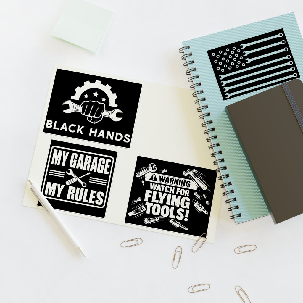 Black Hands Sticker Sheet 6