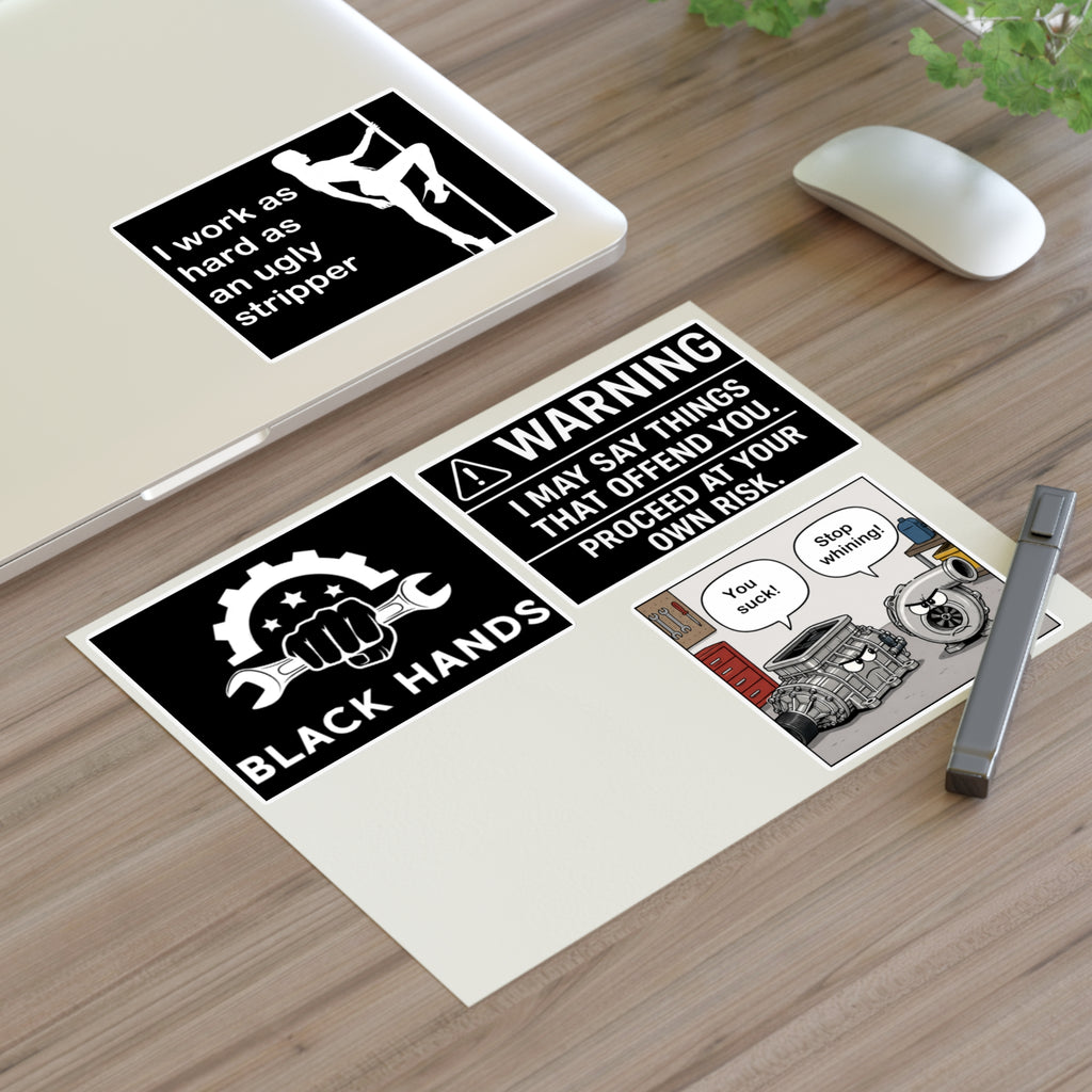 Black Hands Sticker Sheet 5