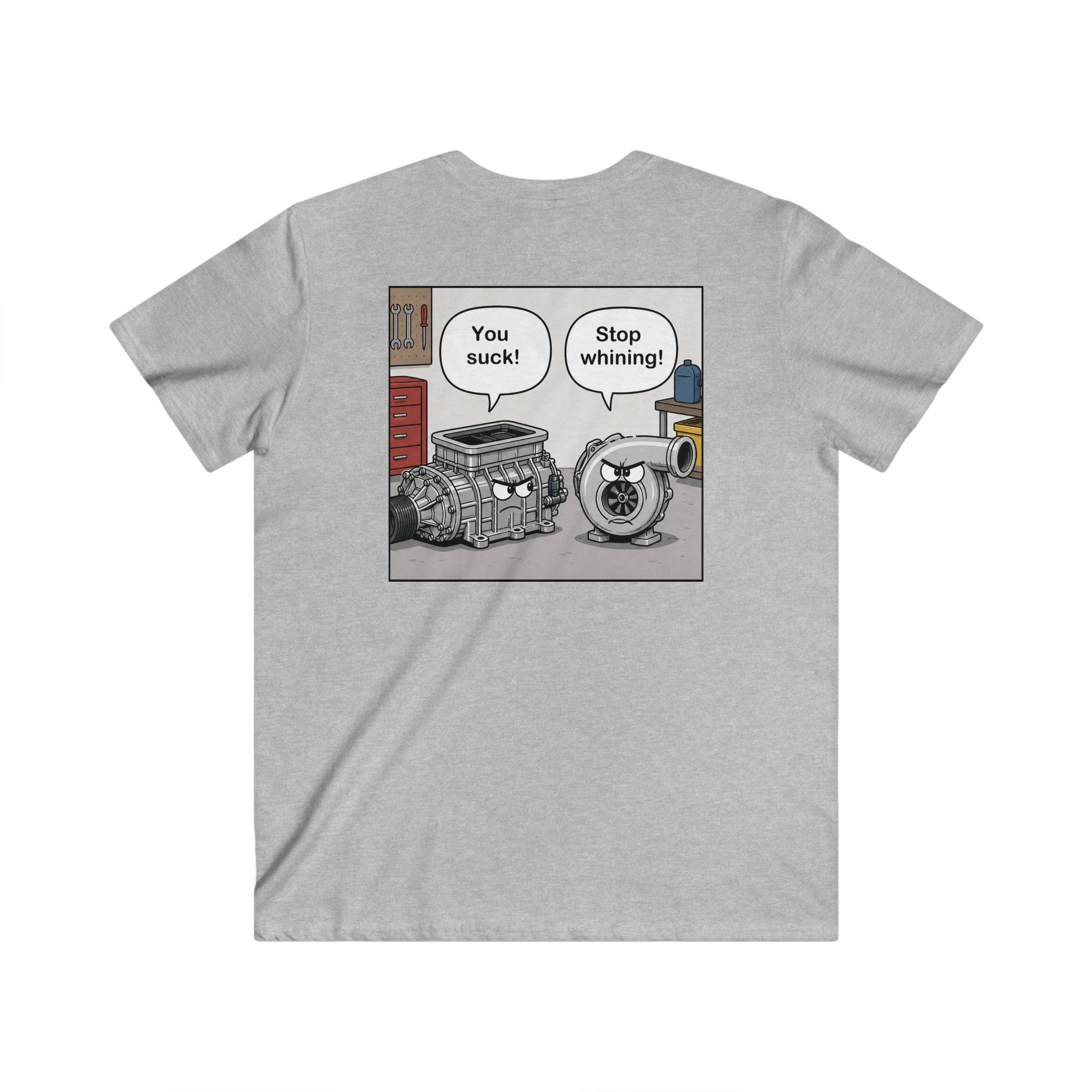 You Suck! / Stop Whining! Cartoon Humor V-Neck