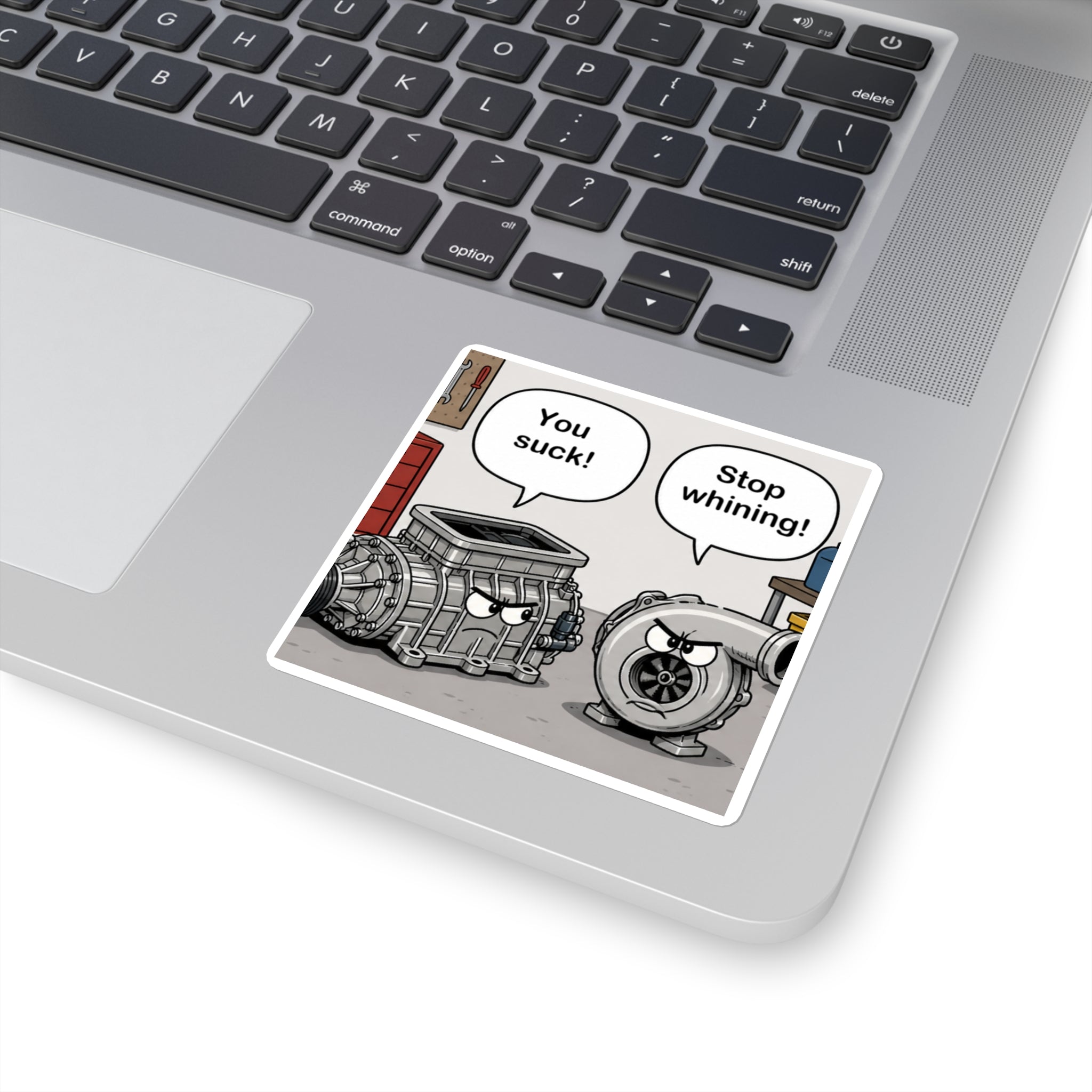 You Suck! / Stop Whining! Cartoon Humor Sticker