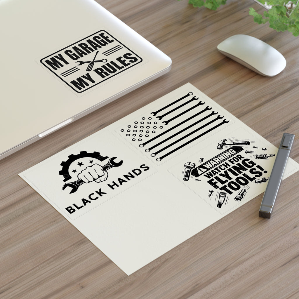 Black Hands Sticker Sheet 2
