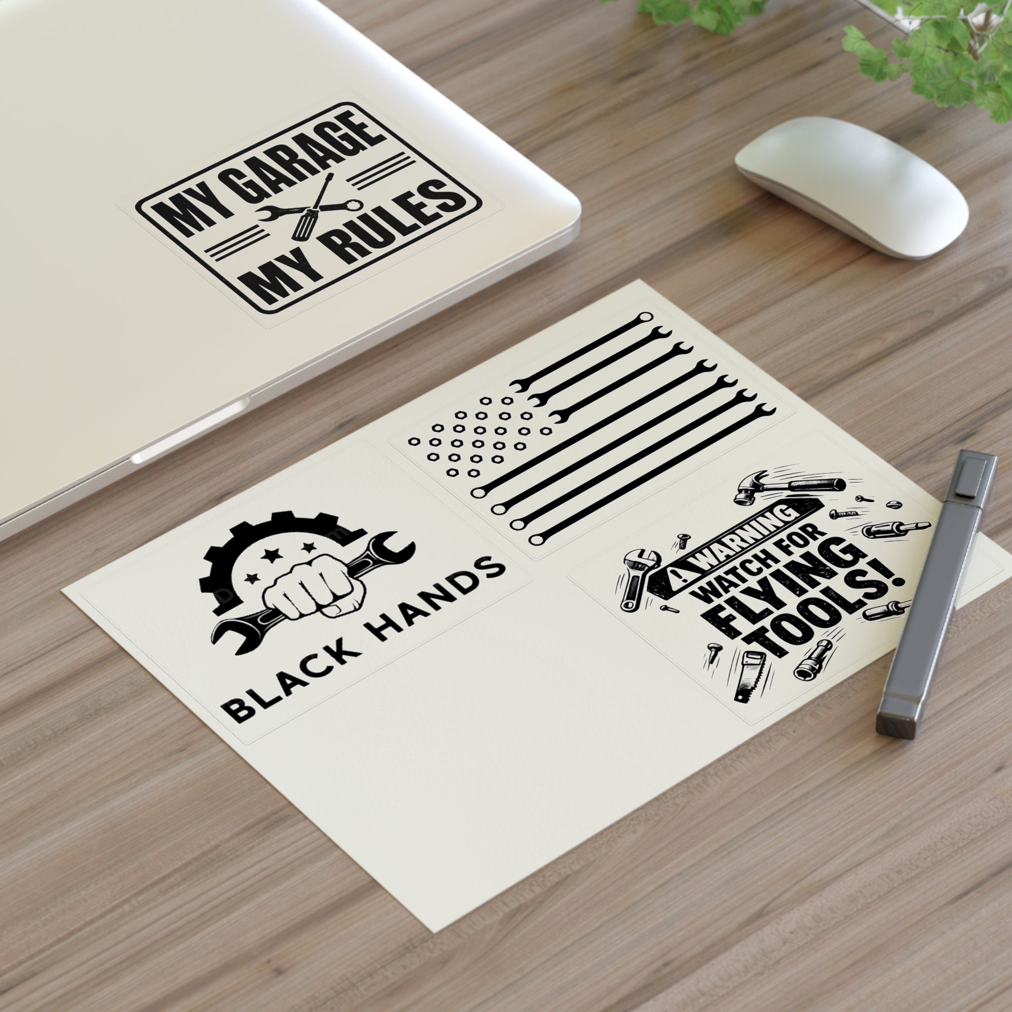 Black Hands Sticker Sheet 2