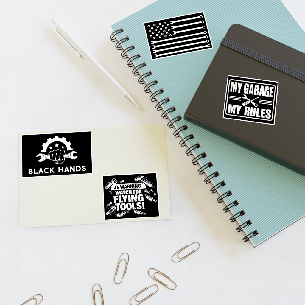 Black Hands Sticker Sheet 6
