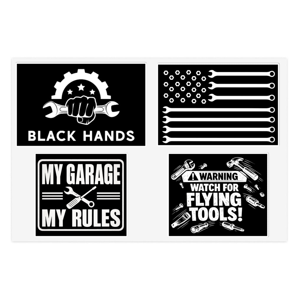 Black Hands Sticker Sheet 6