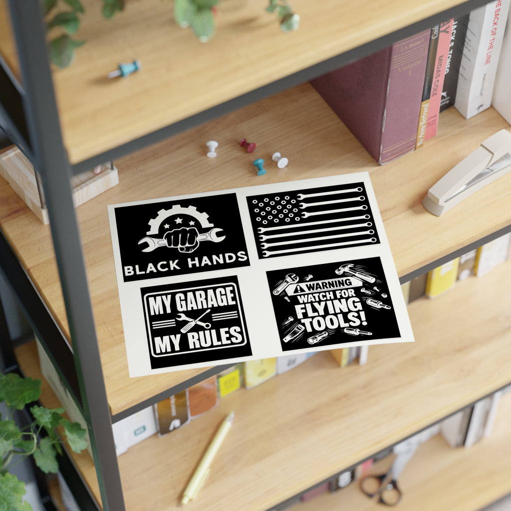 Black Hands Sticker Sheet 6