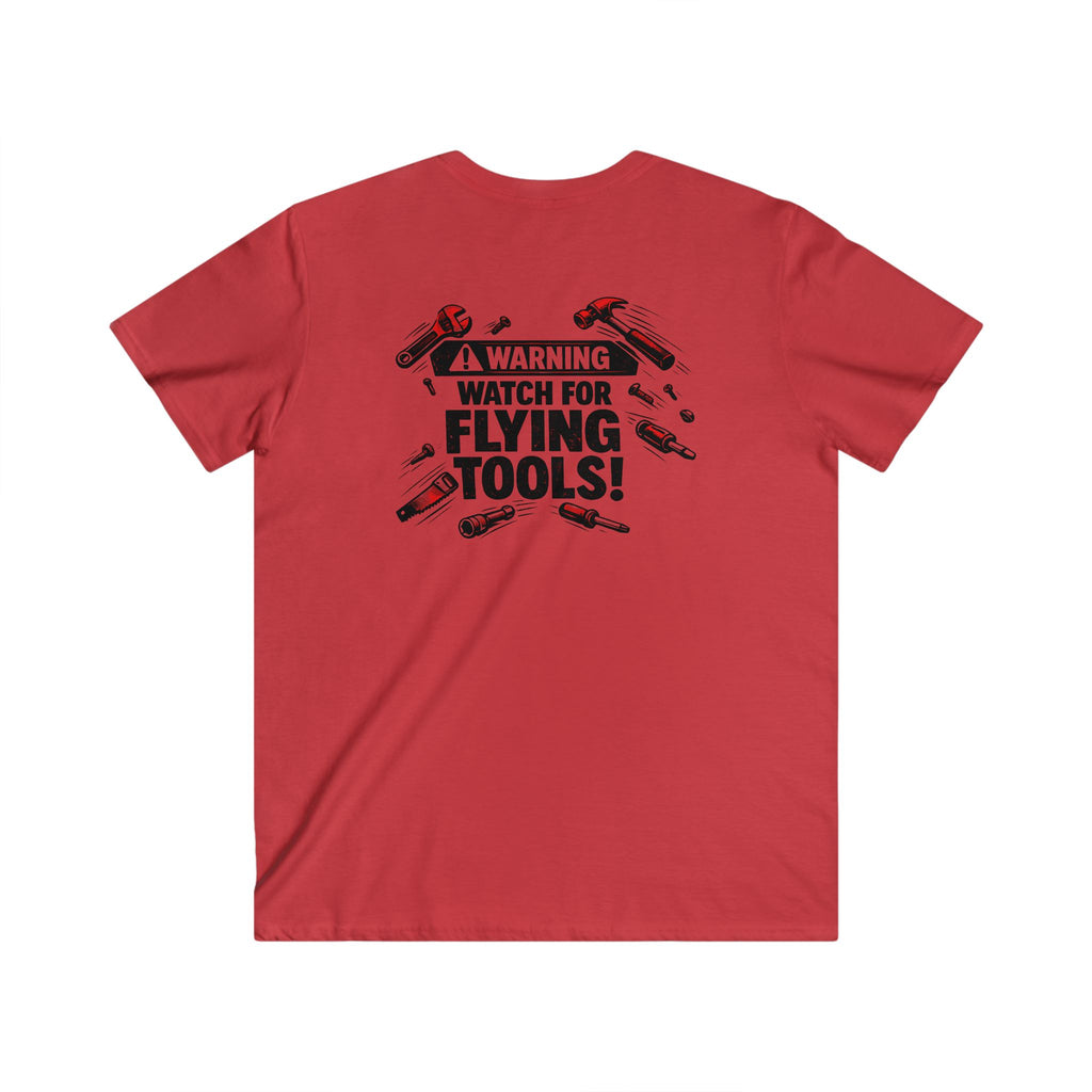 Warning: Watch for Flying Tools! V-Neck