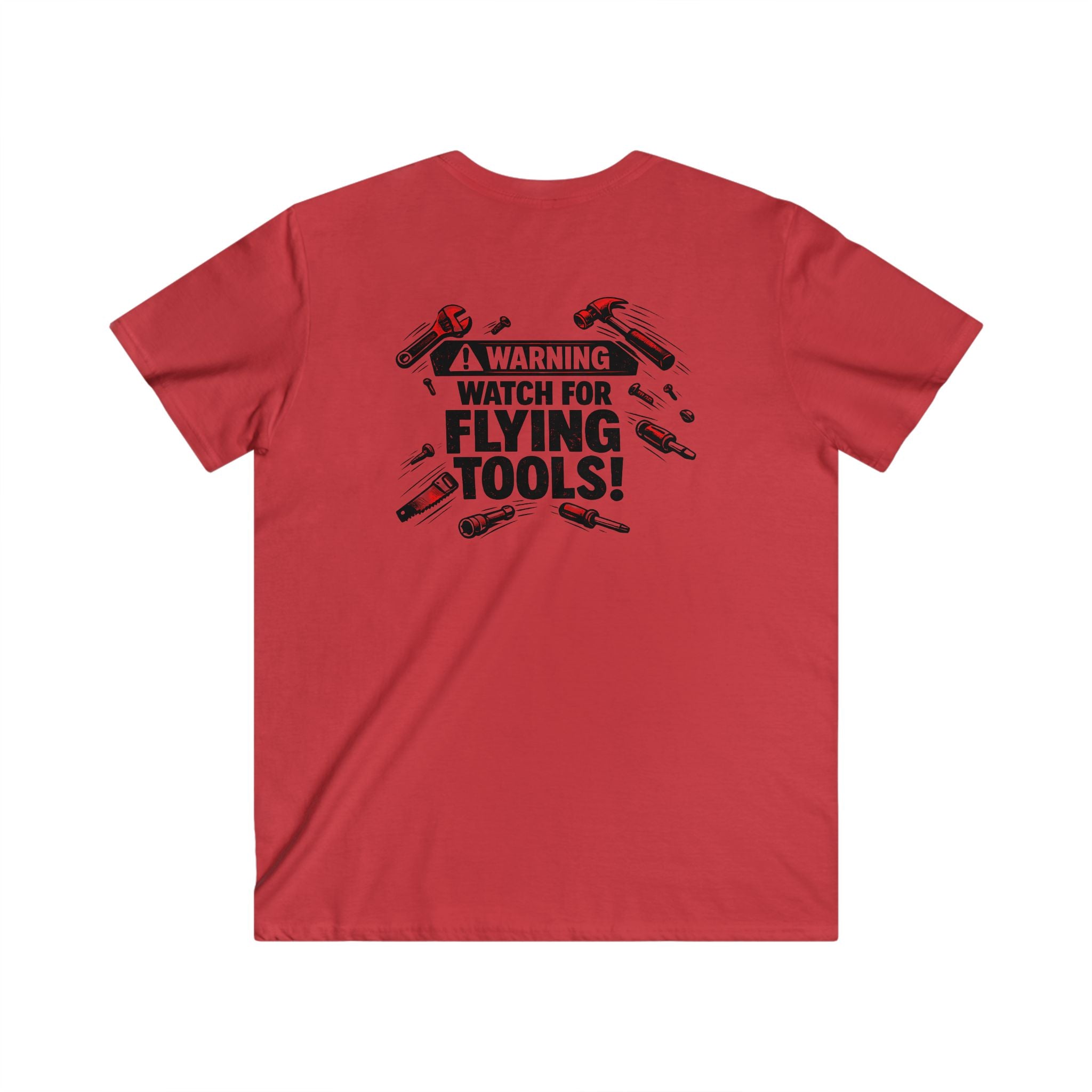 Warning: Watch for Flying Tools! V-Neck