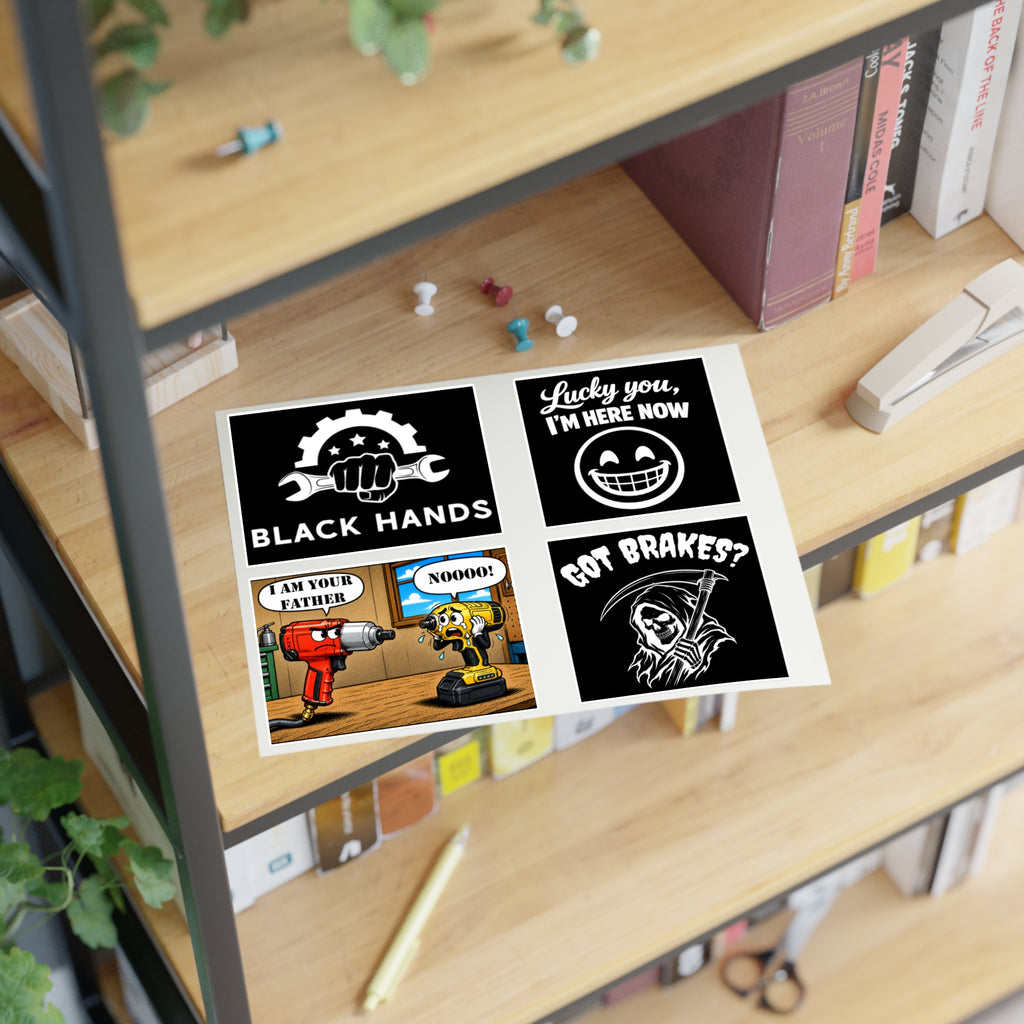 Black Hands Sticker Sheet 8