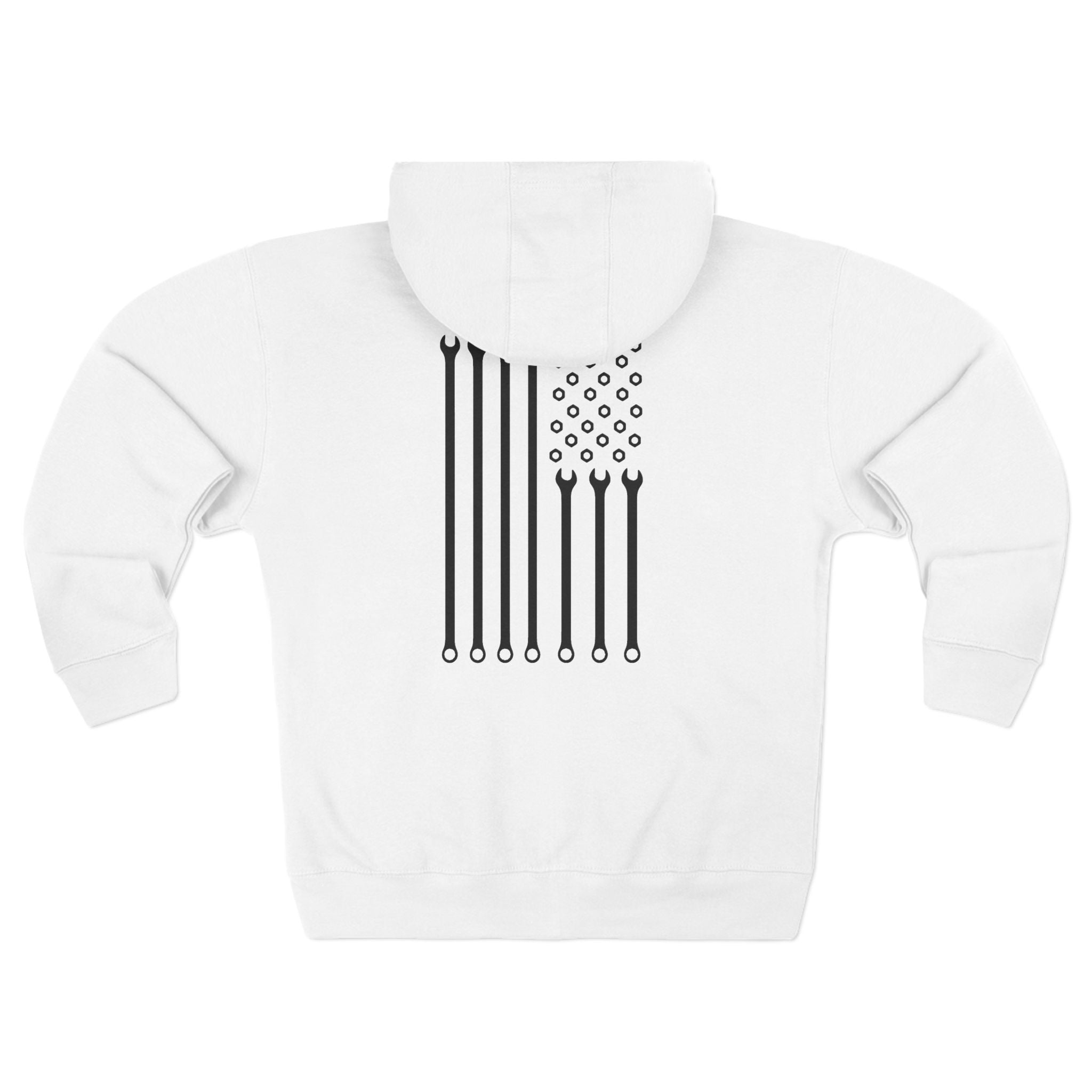 American Wrench Flag Zip Hoodie