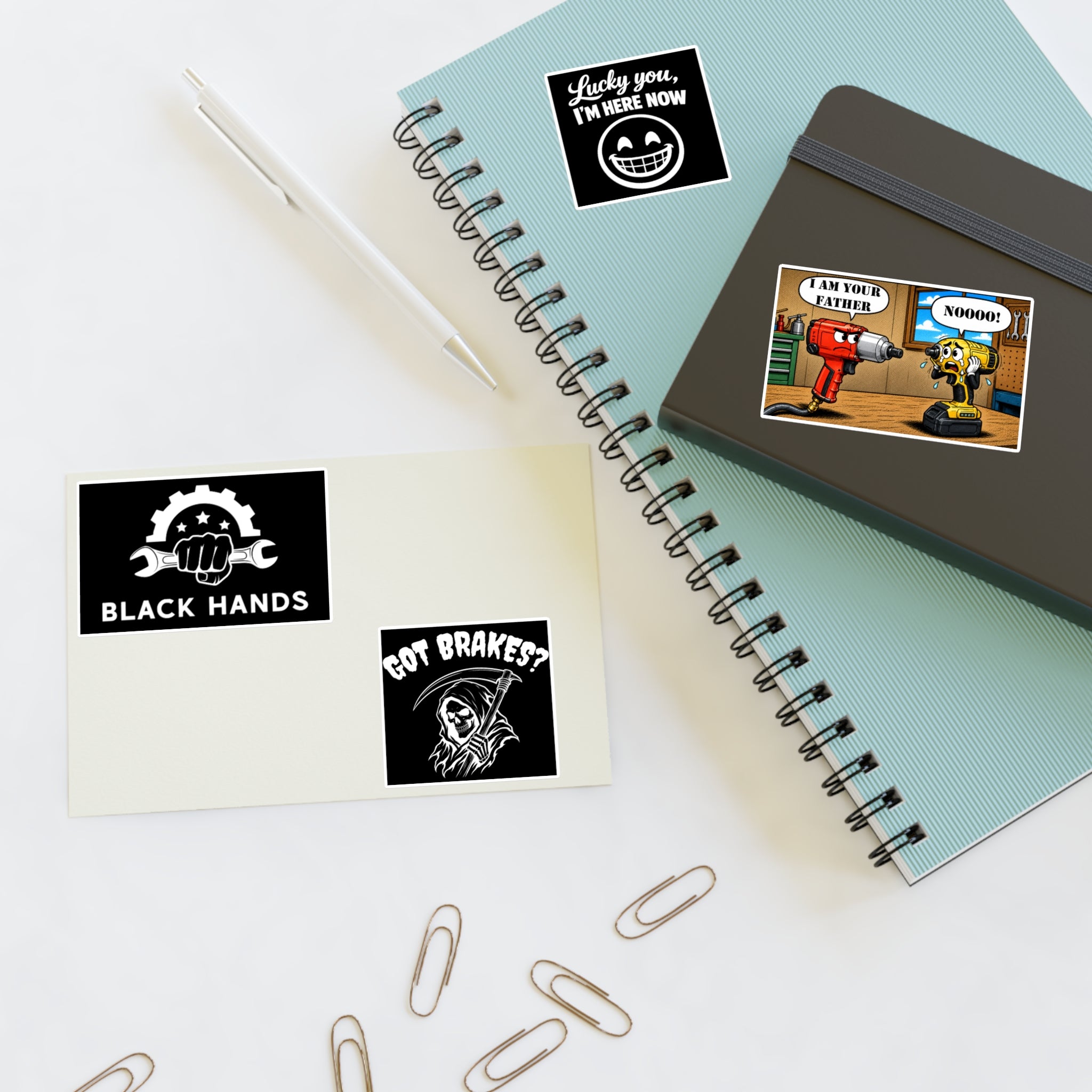 Black Hands Sticker Sheet 8