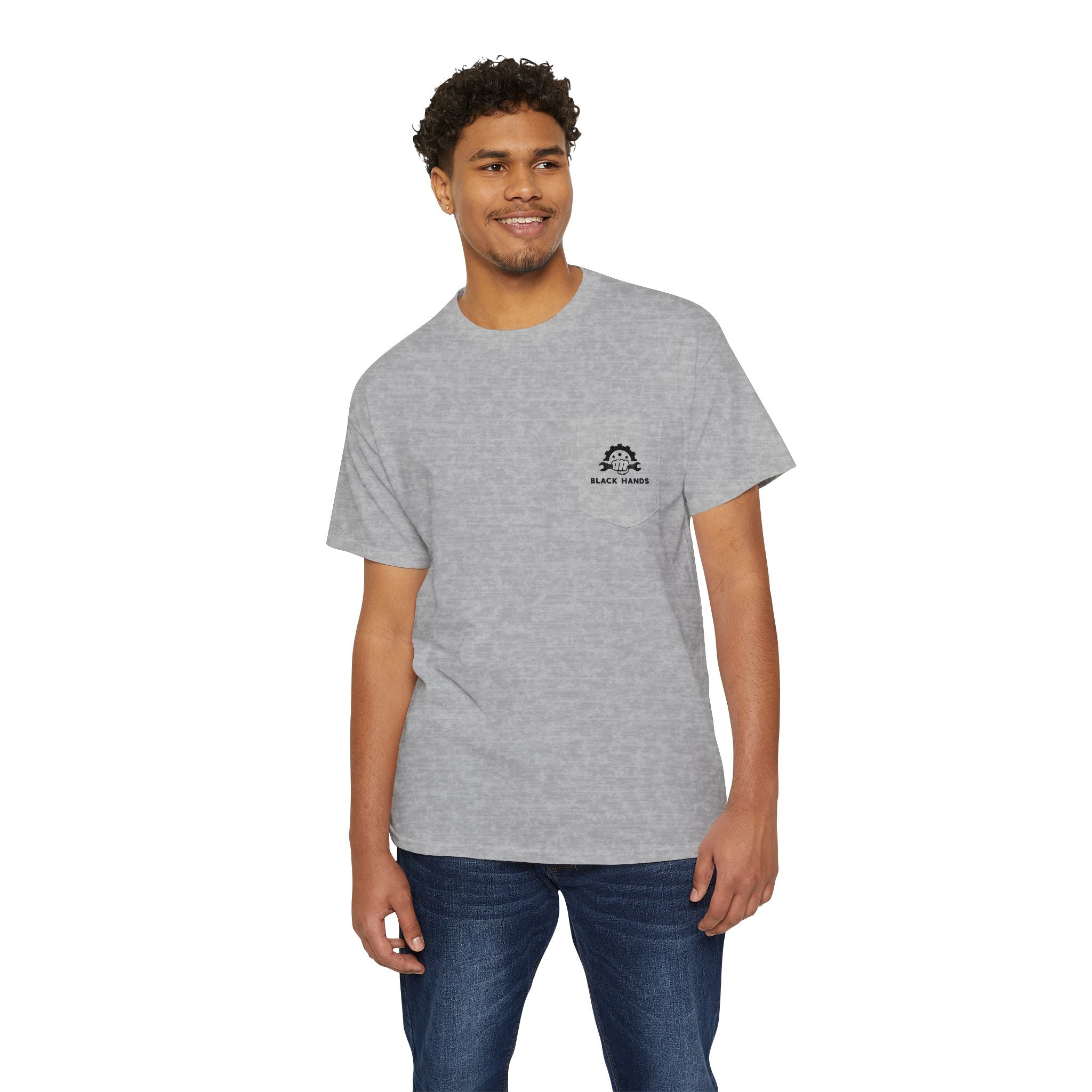 I Work As Hard As An Ugly Stripper Pocket Tee