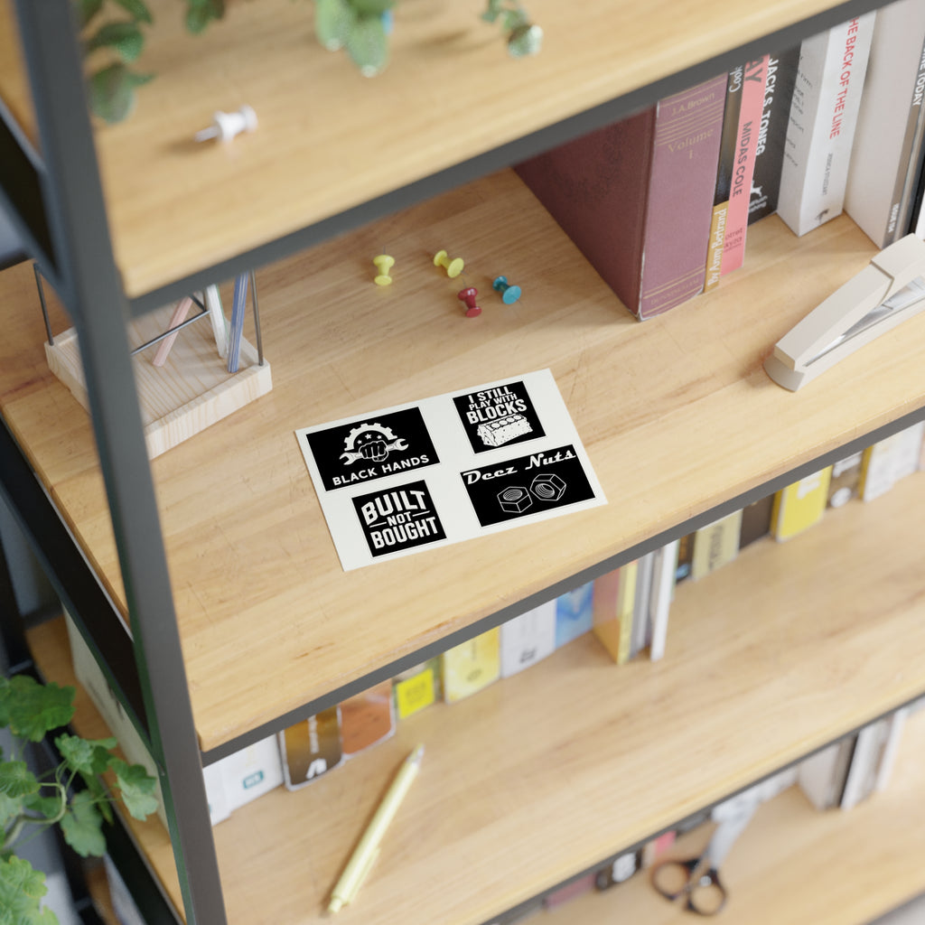 Black Hands Sticker Sheet 7