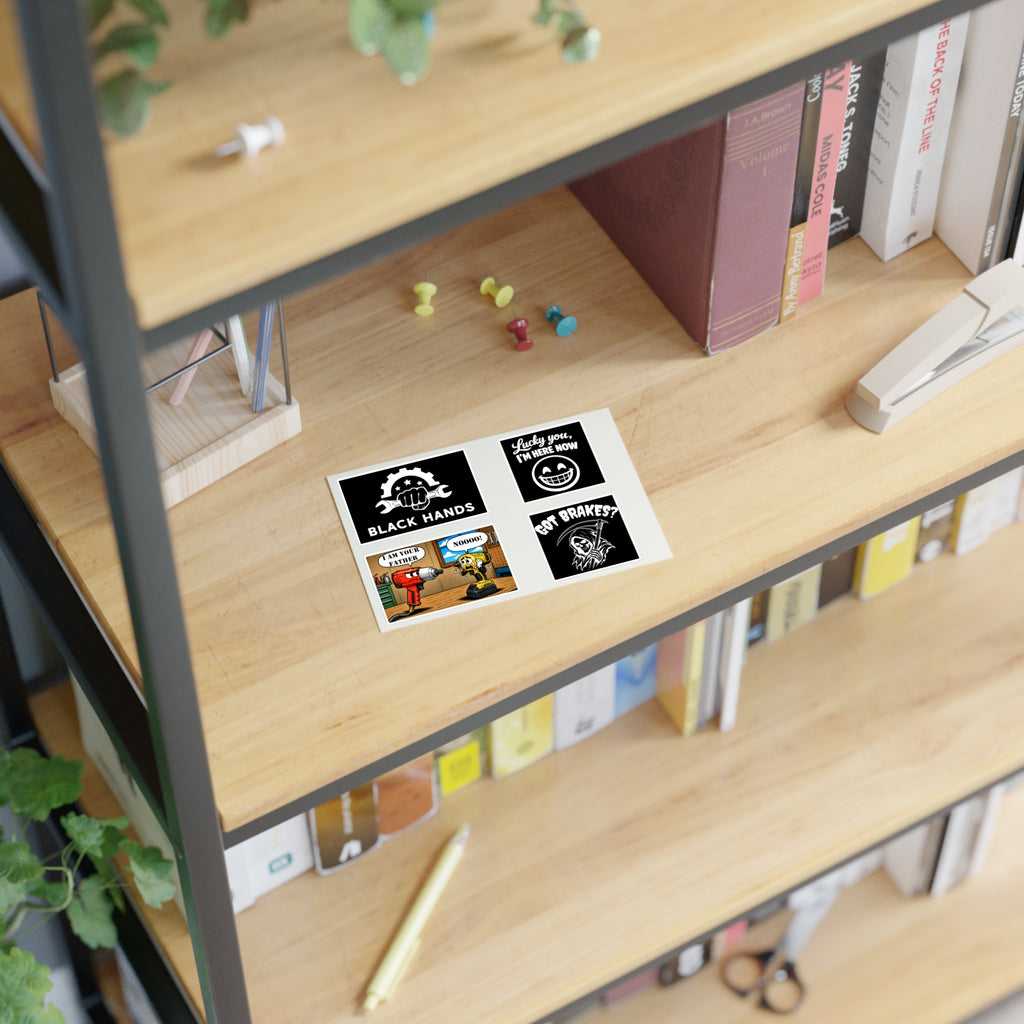 Black Hands Sticker Sheet 8