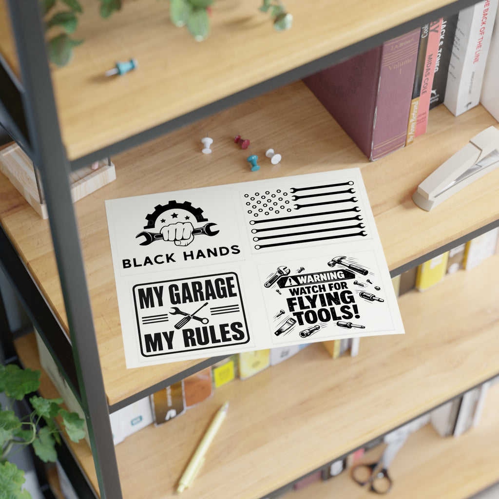 Black Hands Sticker Sheet 2