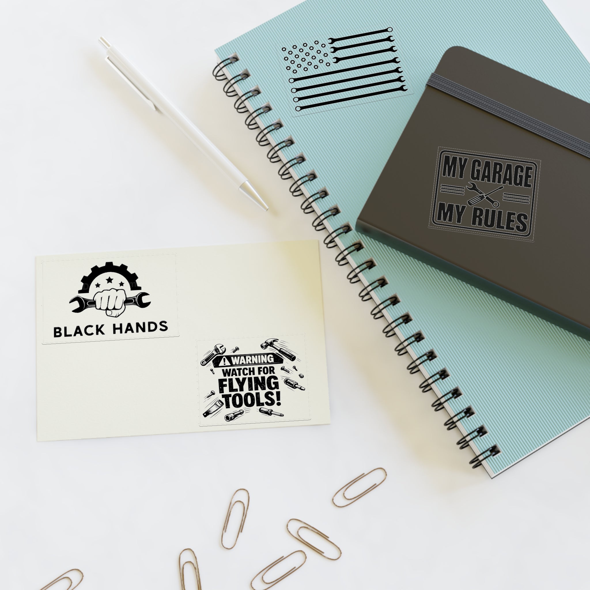 Black Hands Sticker Sheet 2