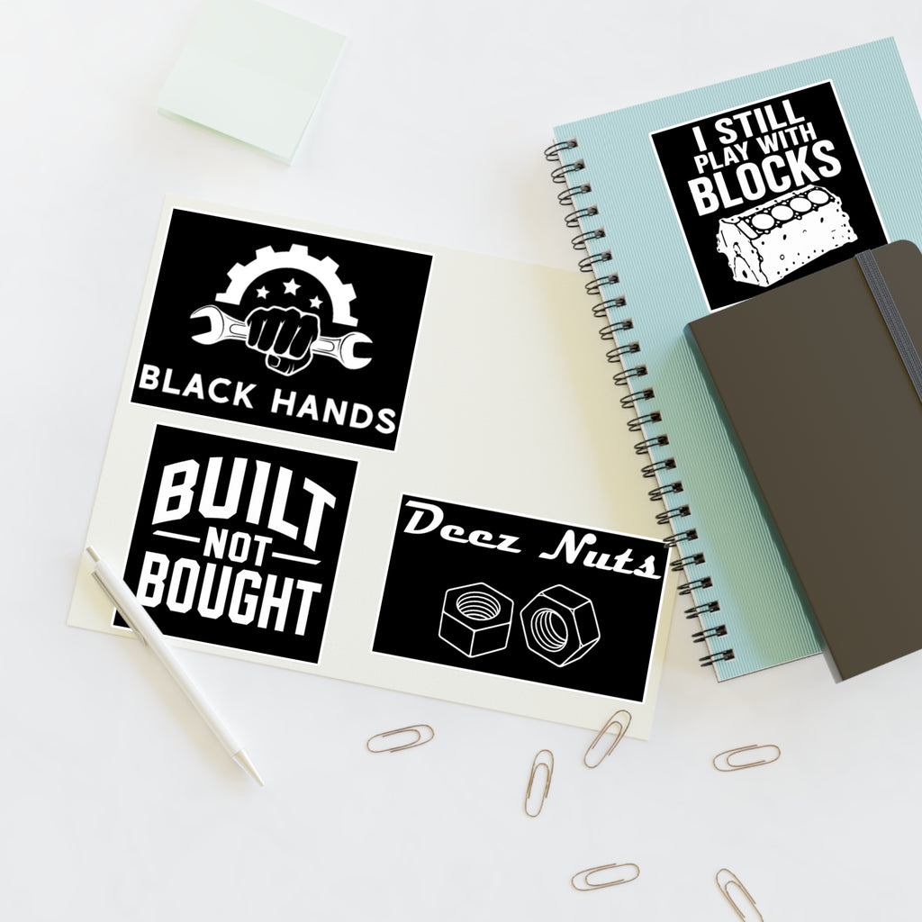 Black Hands Sticker Sheet 7