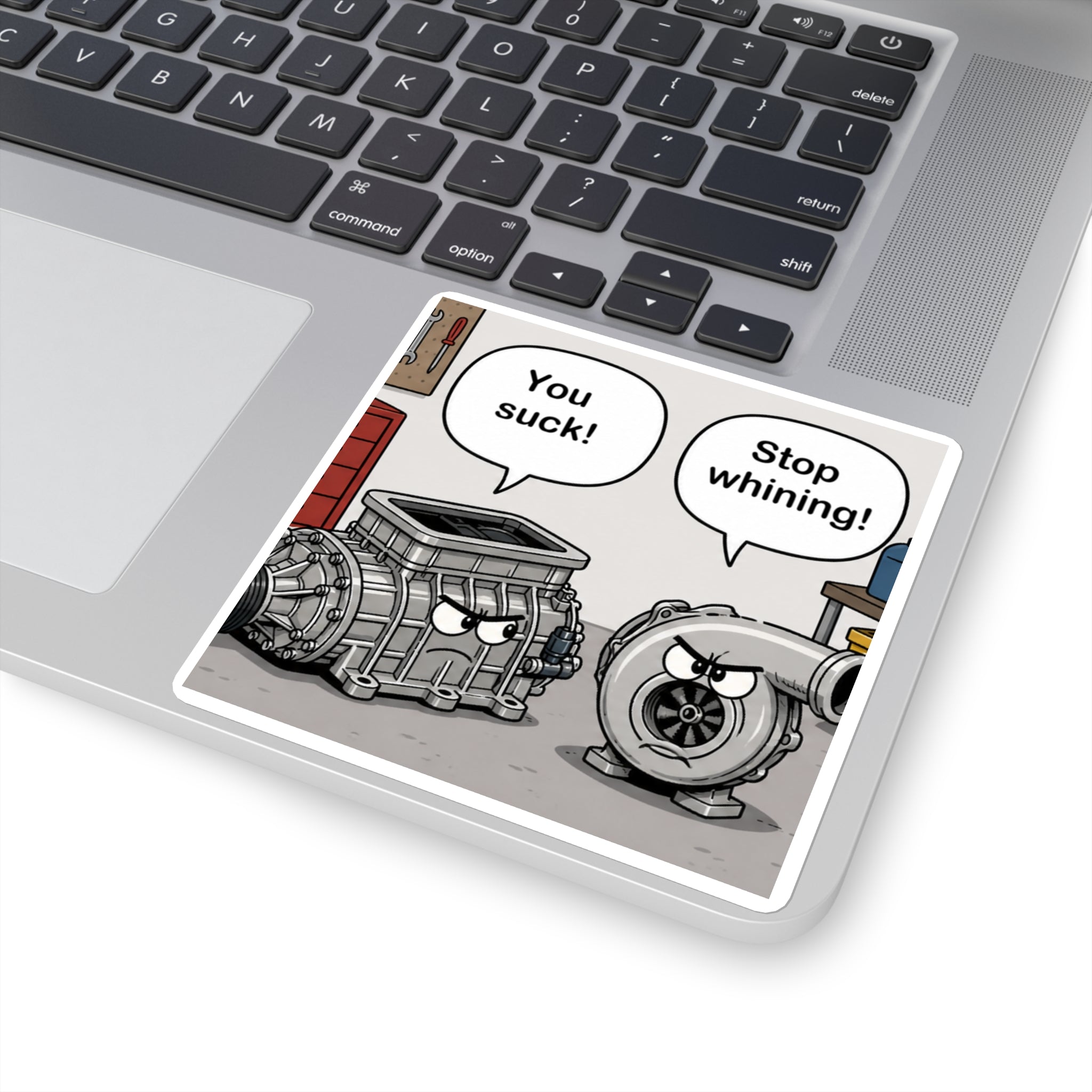 You Suck! / Stop Whining! Cartoon Humor Sticker