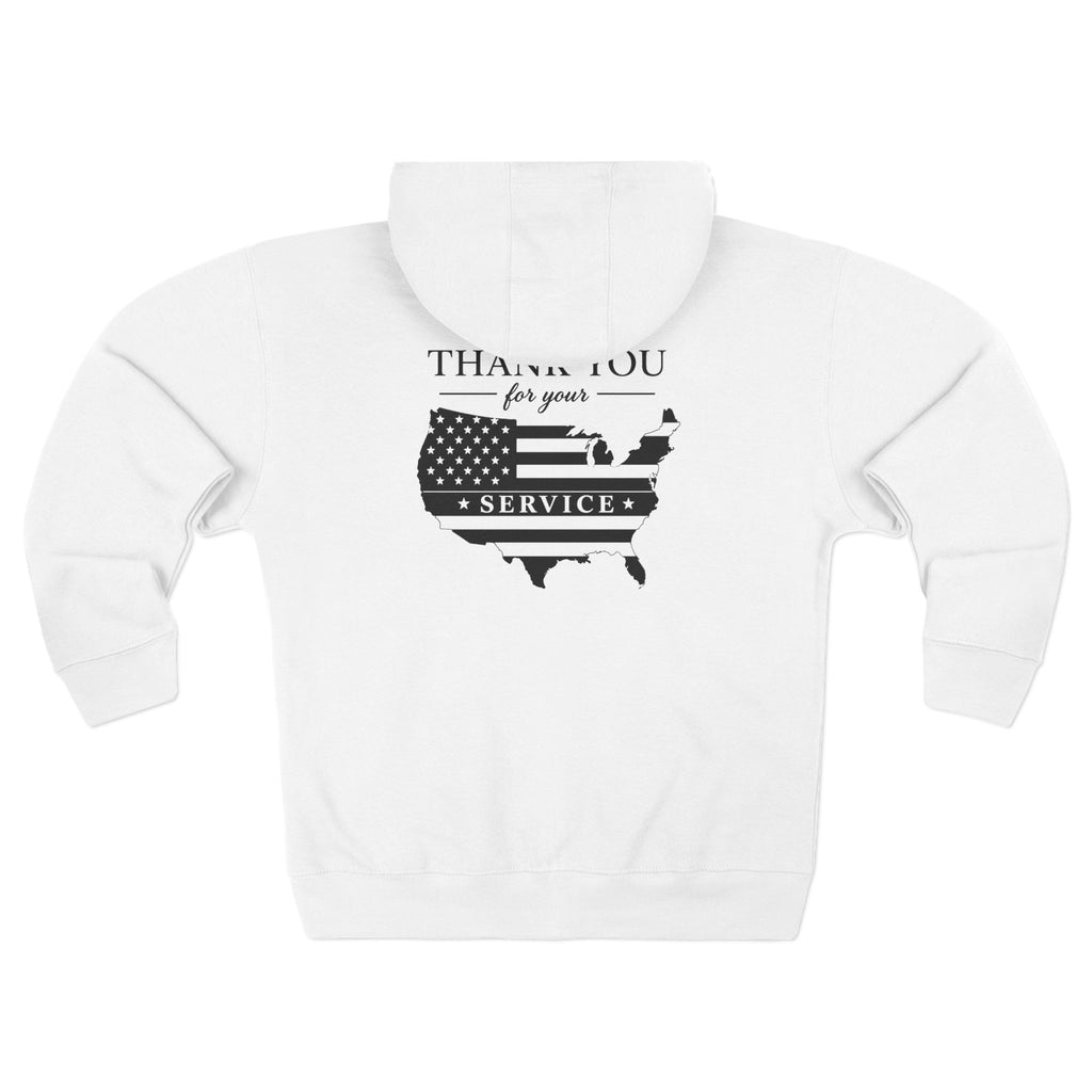Military Appreciation Zip Hoodie
