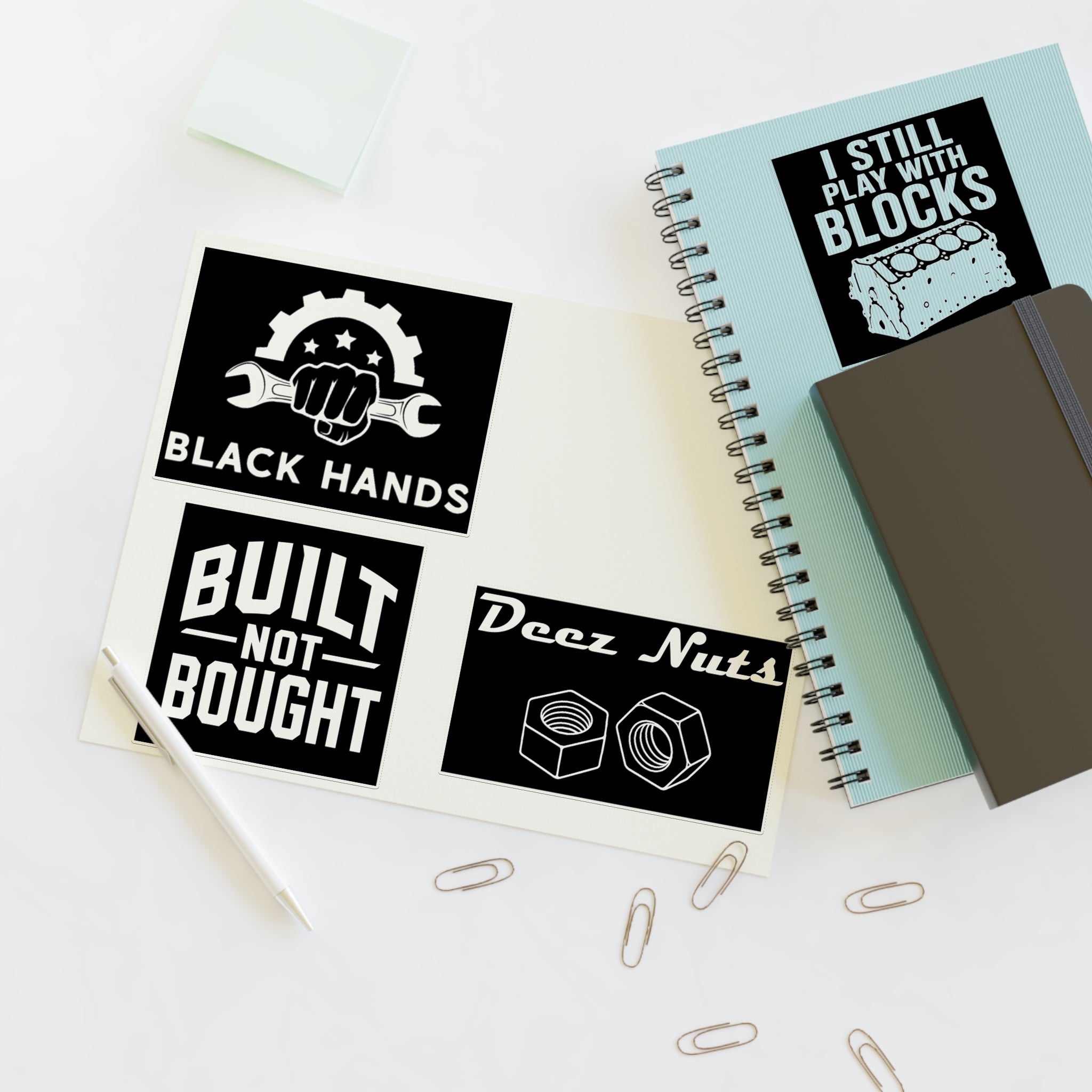Black Hands Sticker Sheet 7