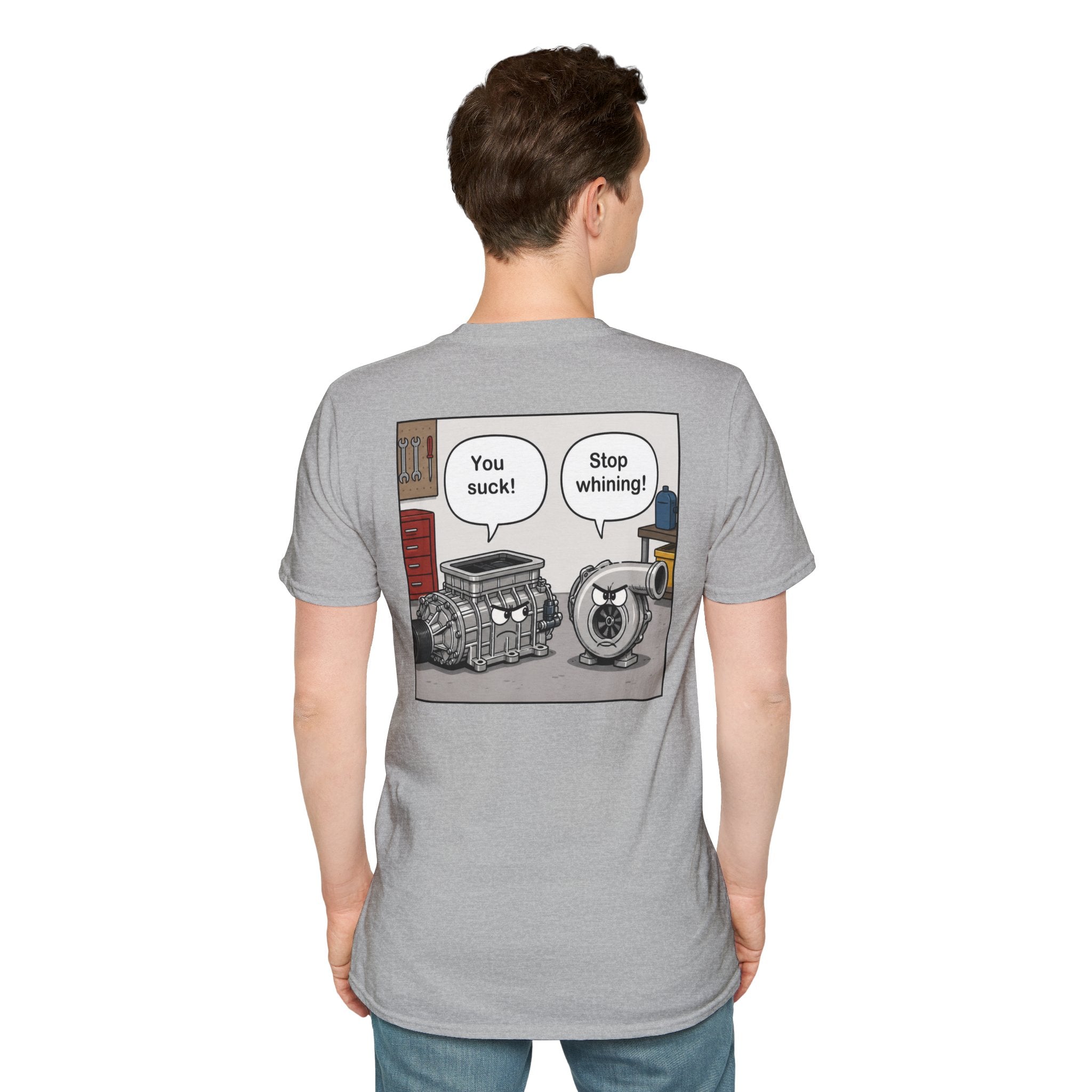 You Suck! / Stop Whining! Cartoon Humor Tee