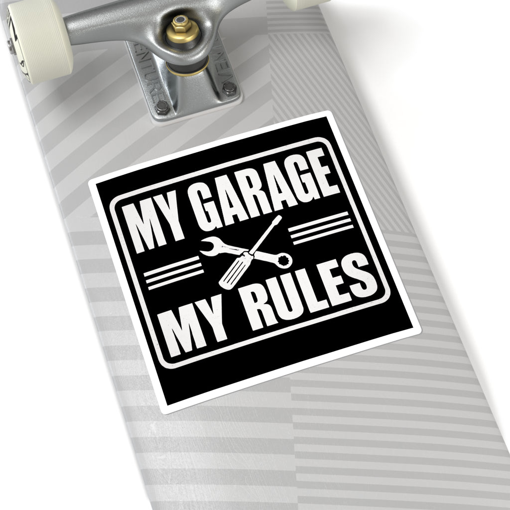 My Garage My Rules Sticker