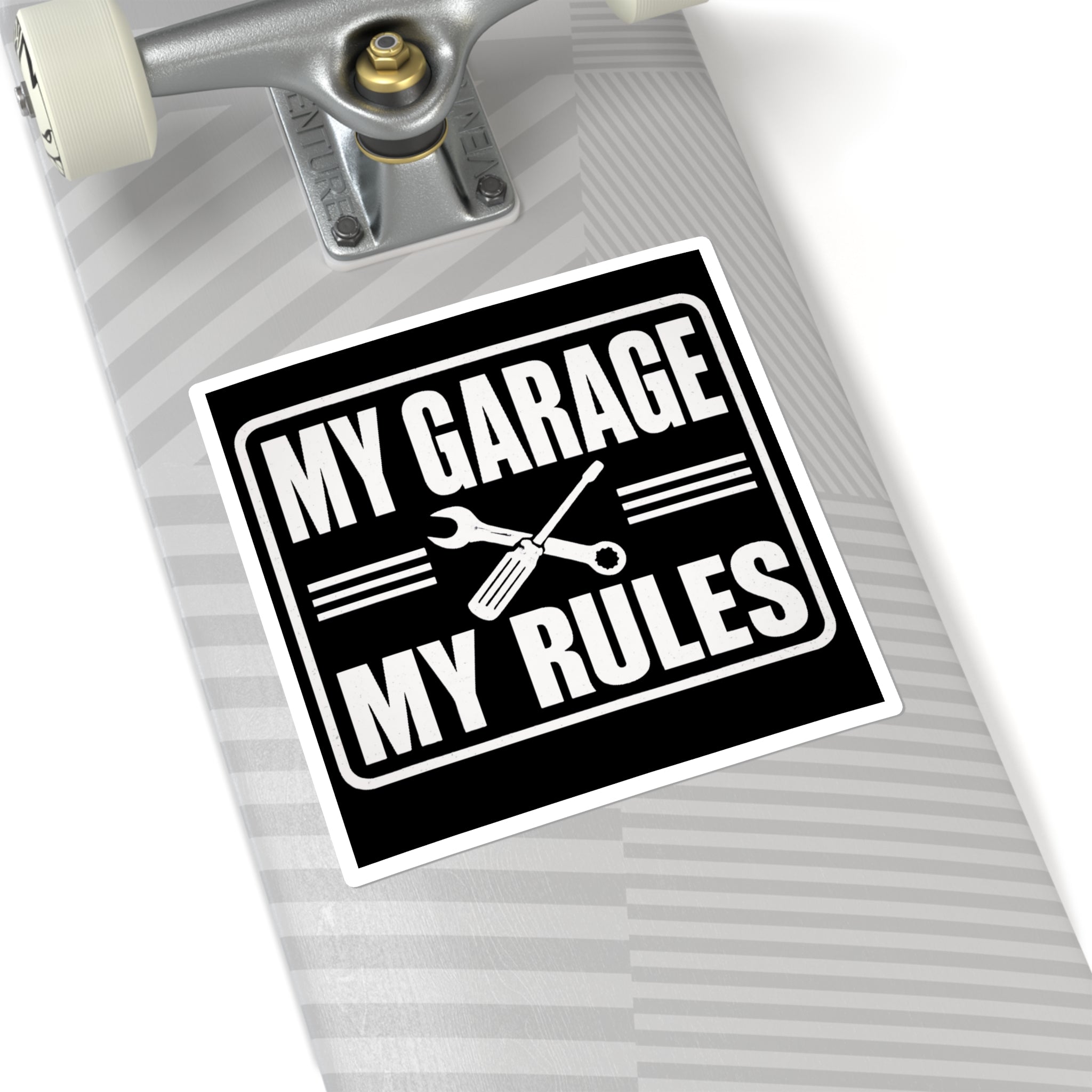 My Garage My Rules Sticker