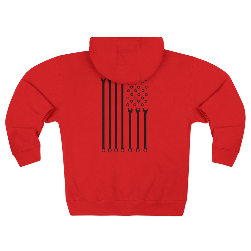 American Wrench Flag Zip Hoodie