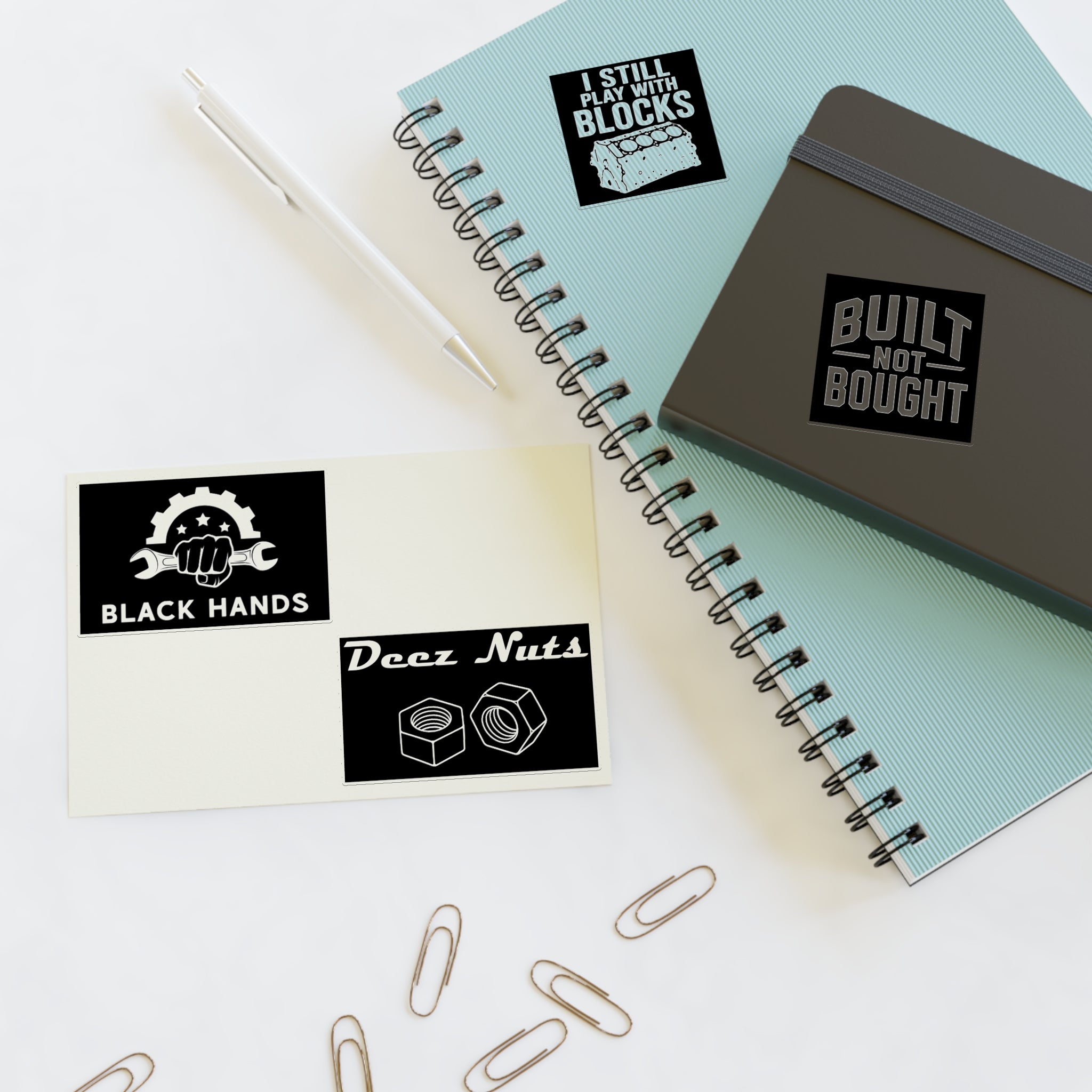 Black Hands Sticker Sheet 7
