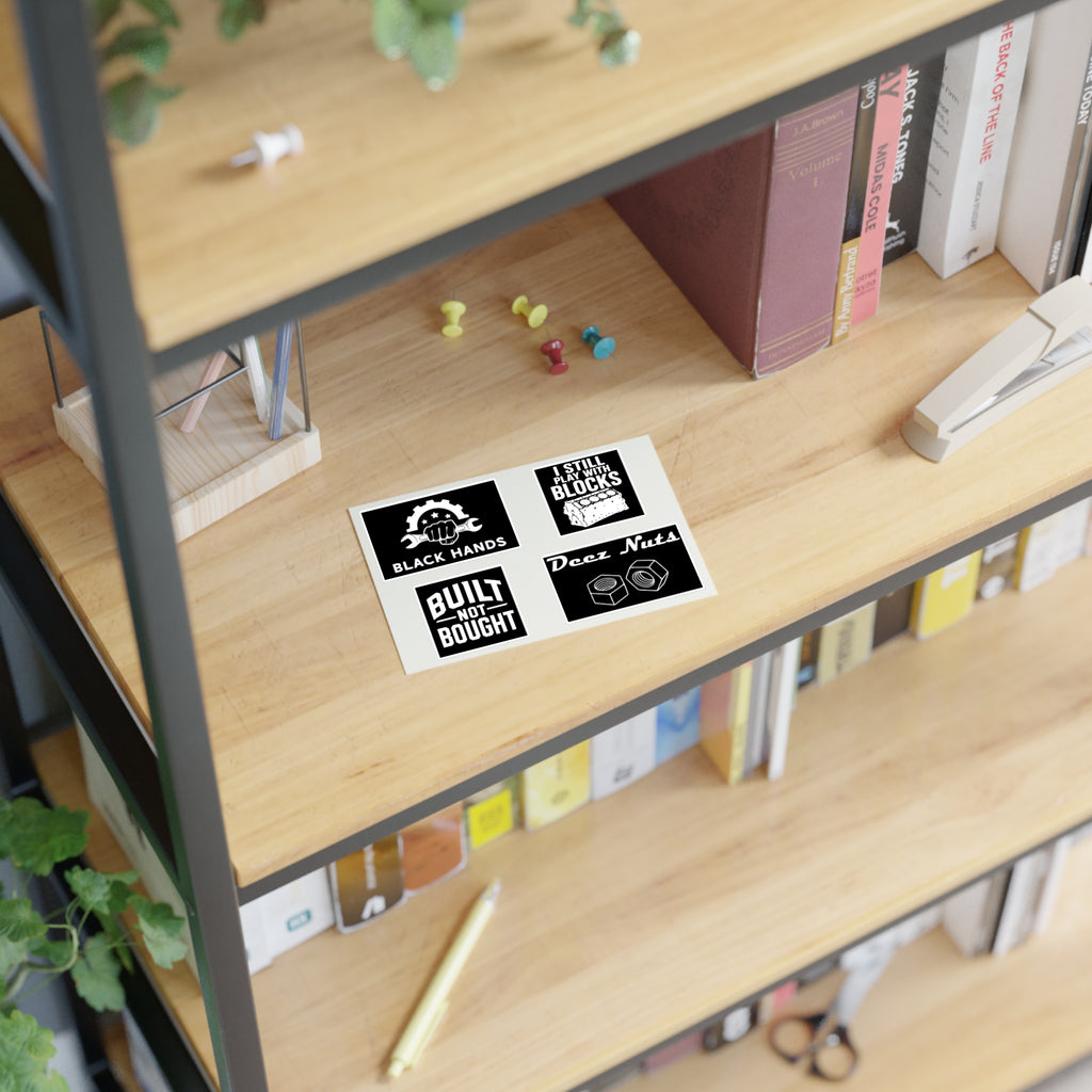 Black Hands Sticker Sheet 7