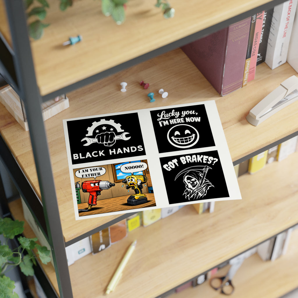Black Hands Sticker Sheet 8