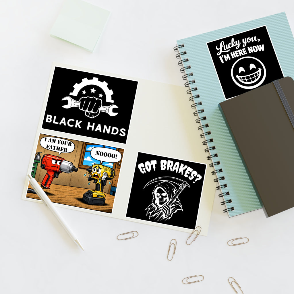 Black Hands Sticker Sheet 8