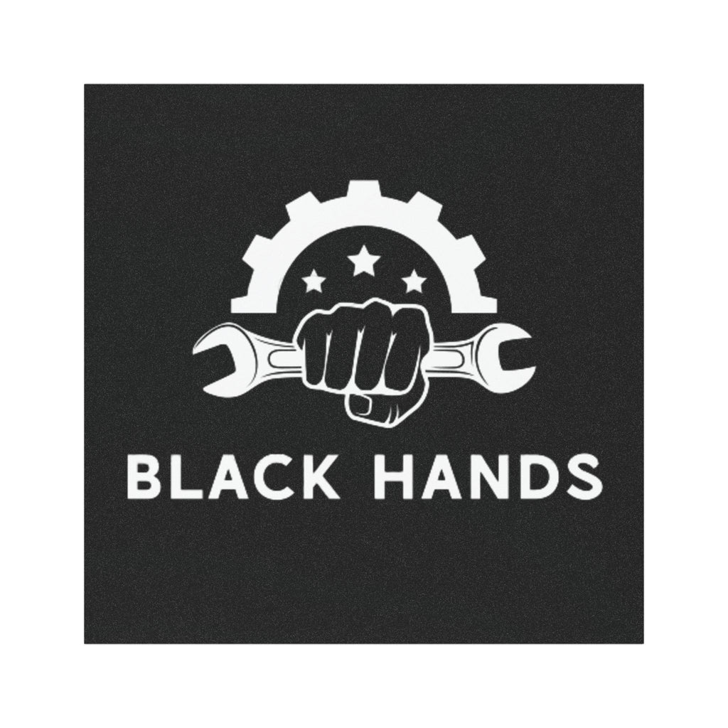 Black Hands Logo Car Magnet