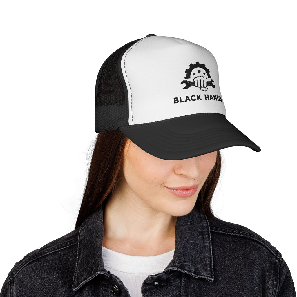Black Hands Logo Trucker Cap