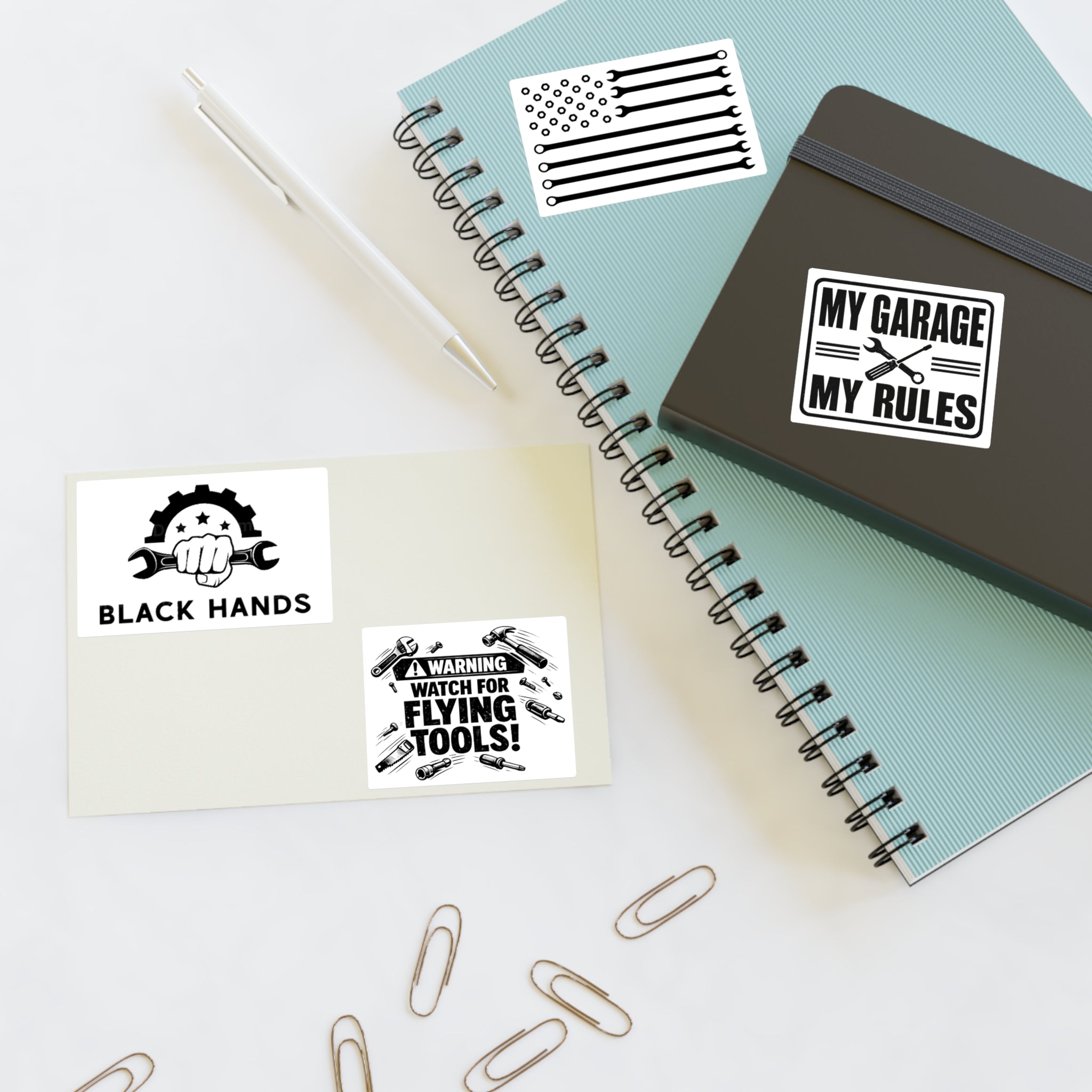 Black Hands Sticker Sheet 2