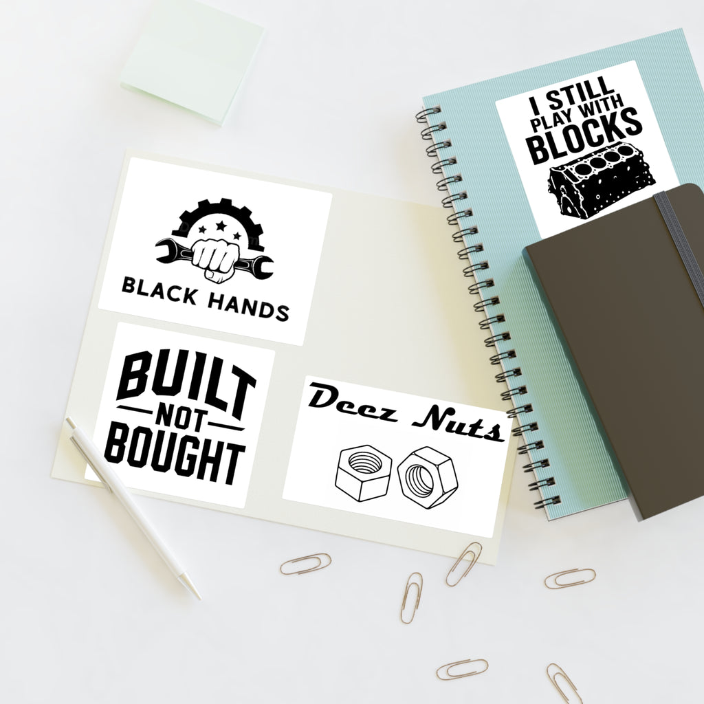 Black Hands Sticker Sheet 3