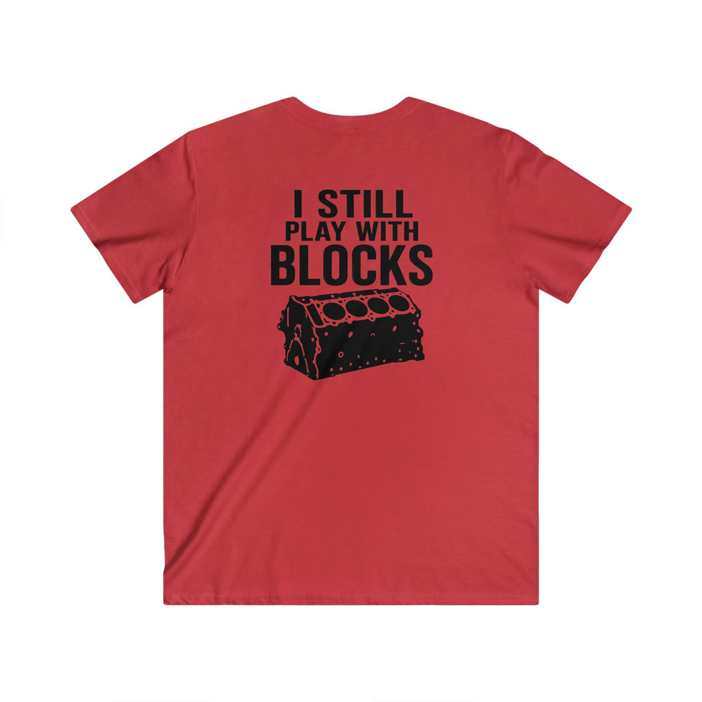 I Still Play With Blocks V-Neck