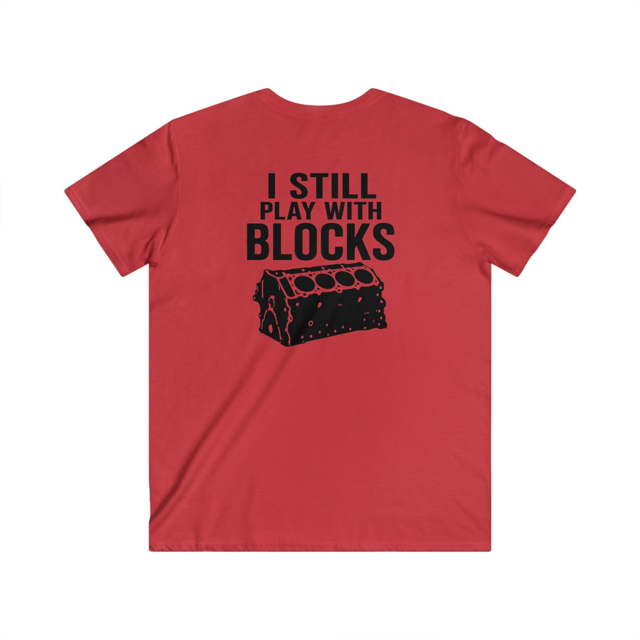 I Still Play With Blocks V-Neck