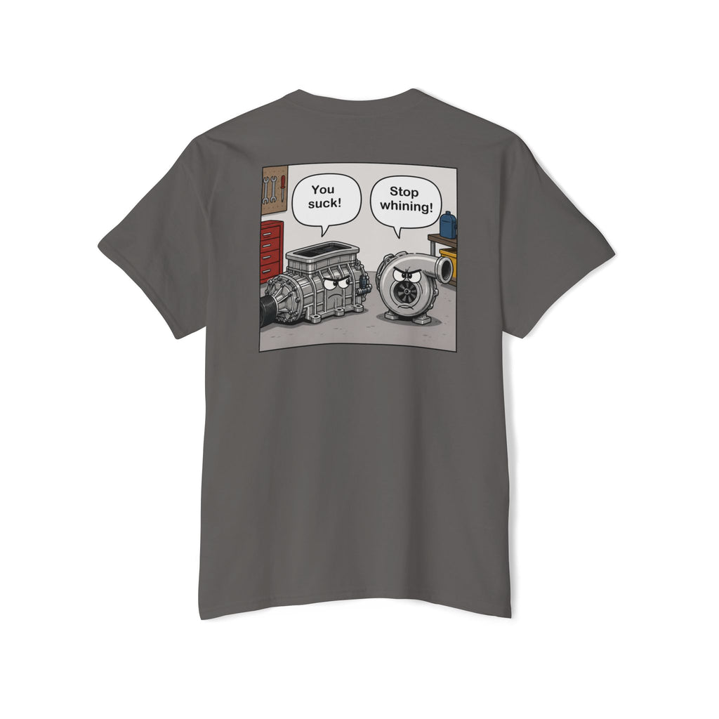 You Suck! / Stop Whining! Cartoon Humor Pocket Tee