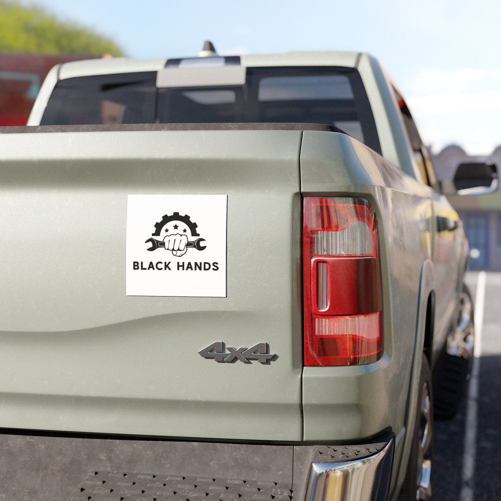 Black Hands Logo Car Magnet