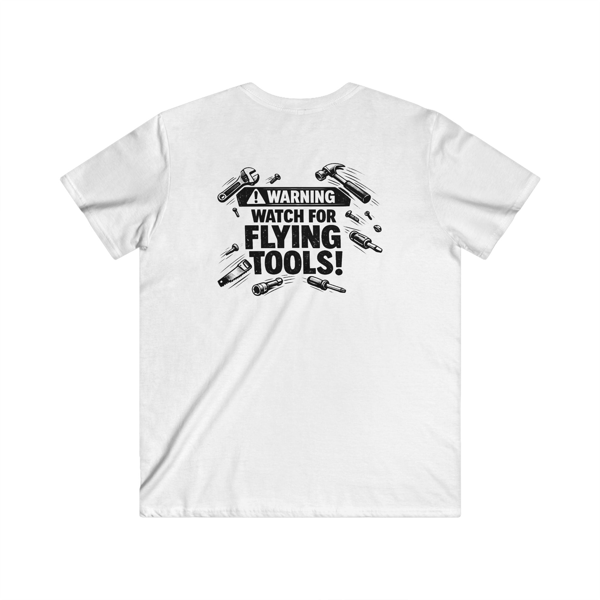 Warning: Watch for Flying Tools! V-Neck