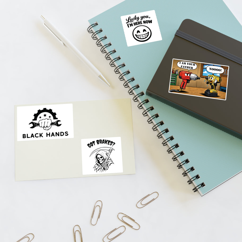 Black Hands Sticker Sheet 4