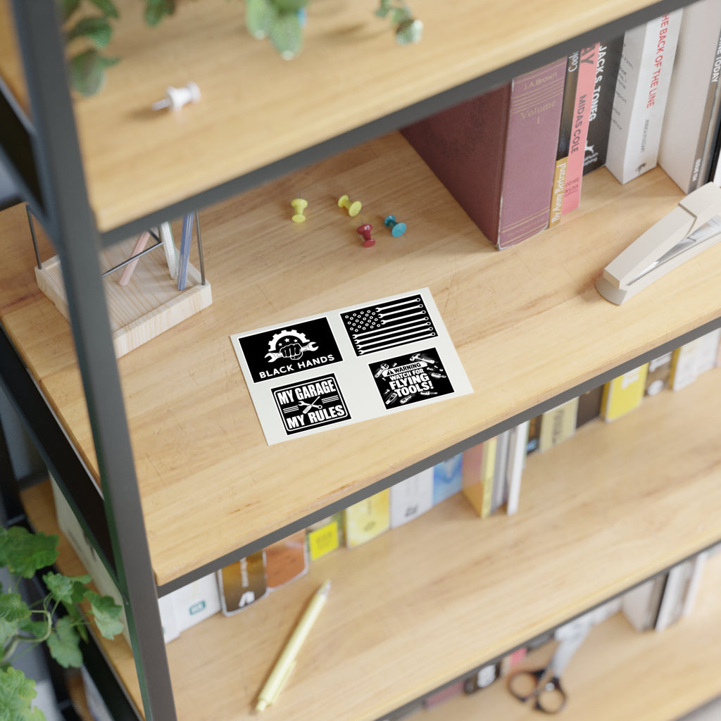 Black Hands Sticker Sheet 6