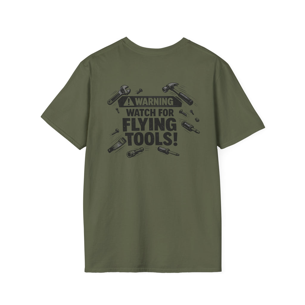 Warning: Watch for Flying Tools! Tee