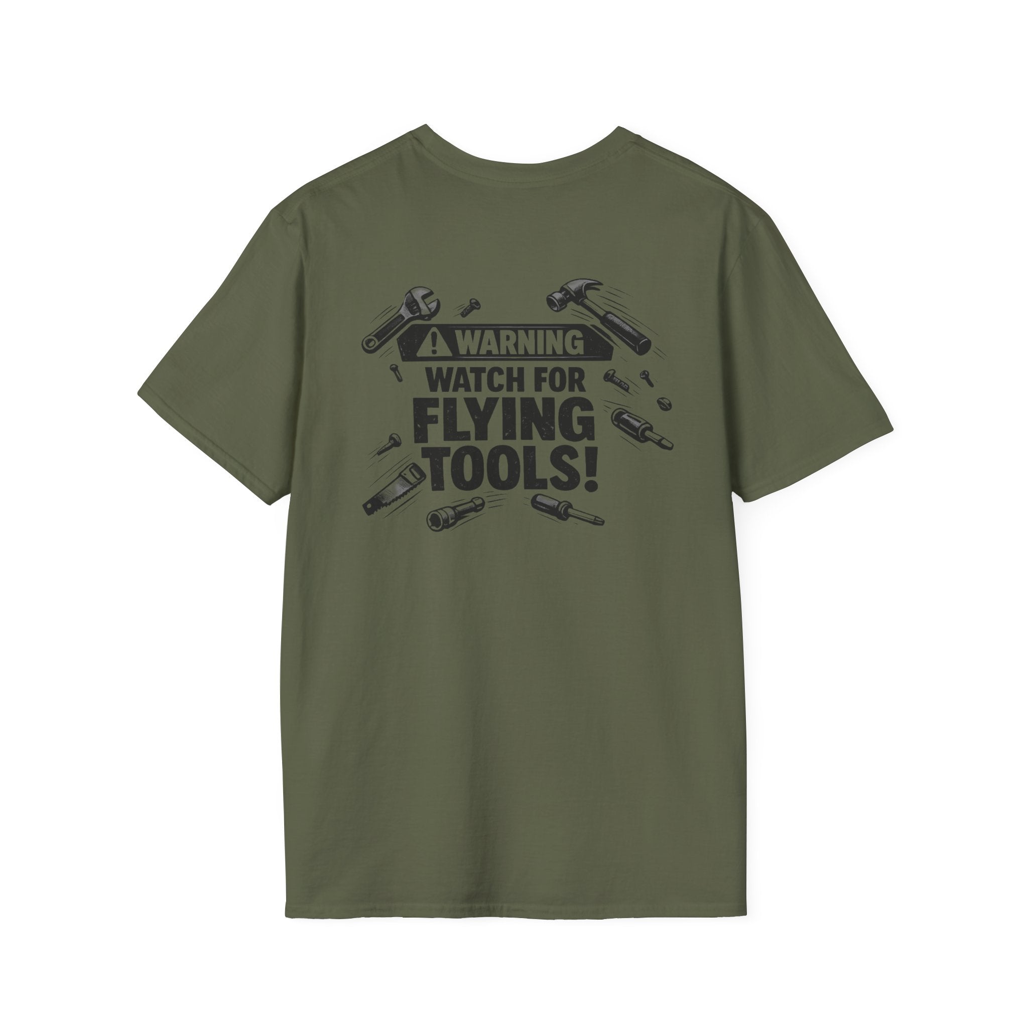 Warning: Watch for Flying Tools! Tee