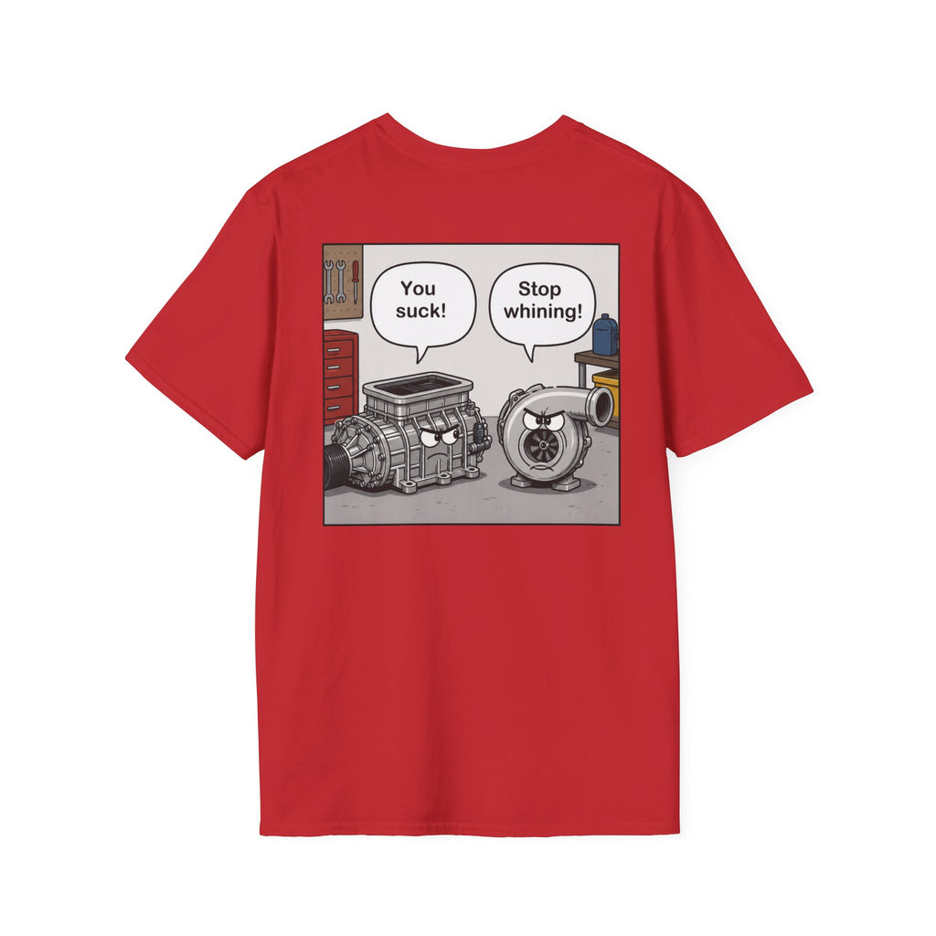 You Suck! / Stop Whining! Cartoon Humor Tee