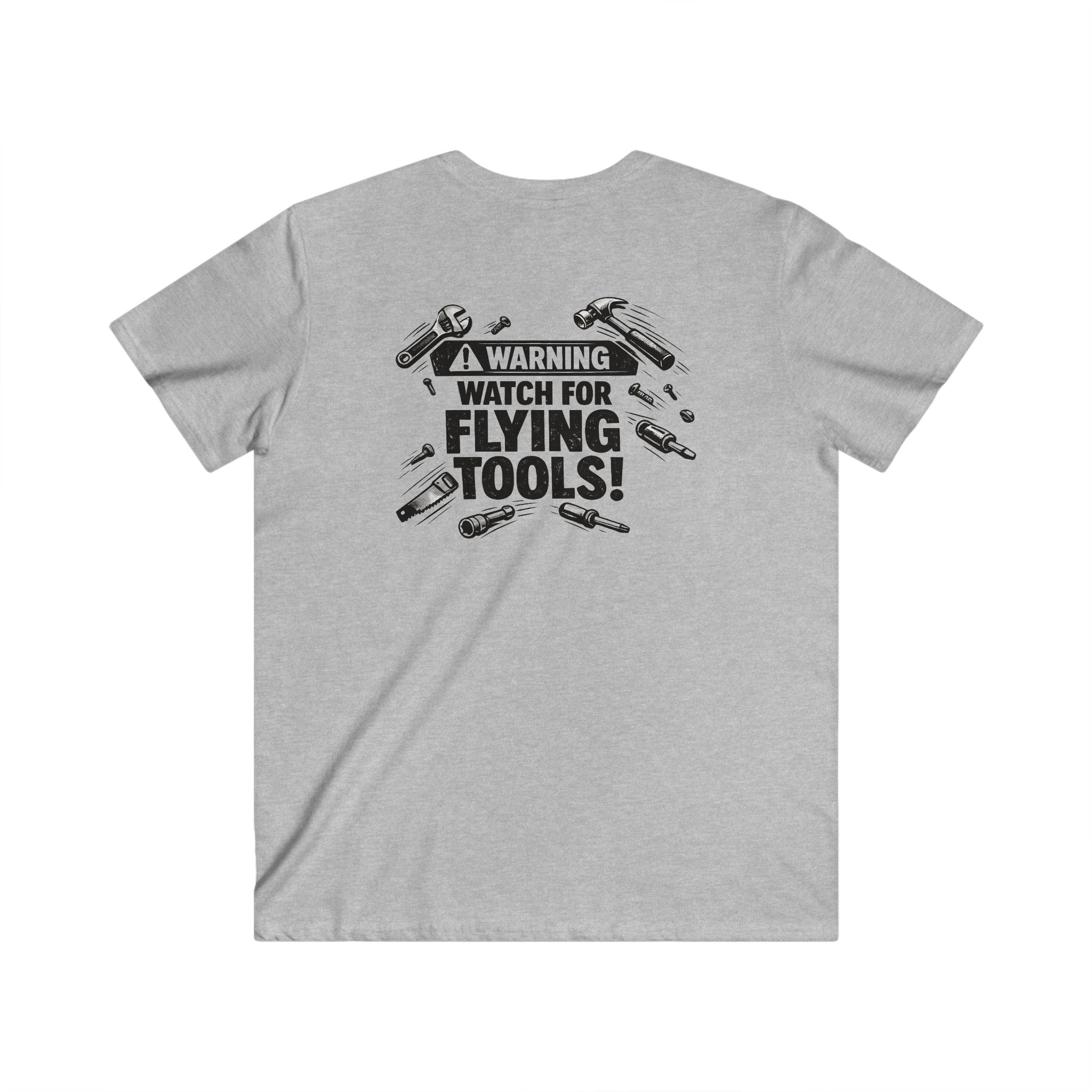 Warning: Watch for Flying Tools! V-Neck
