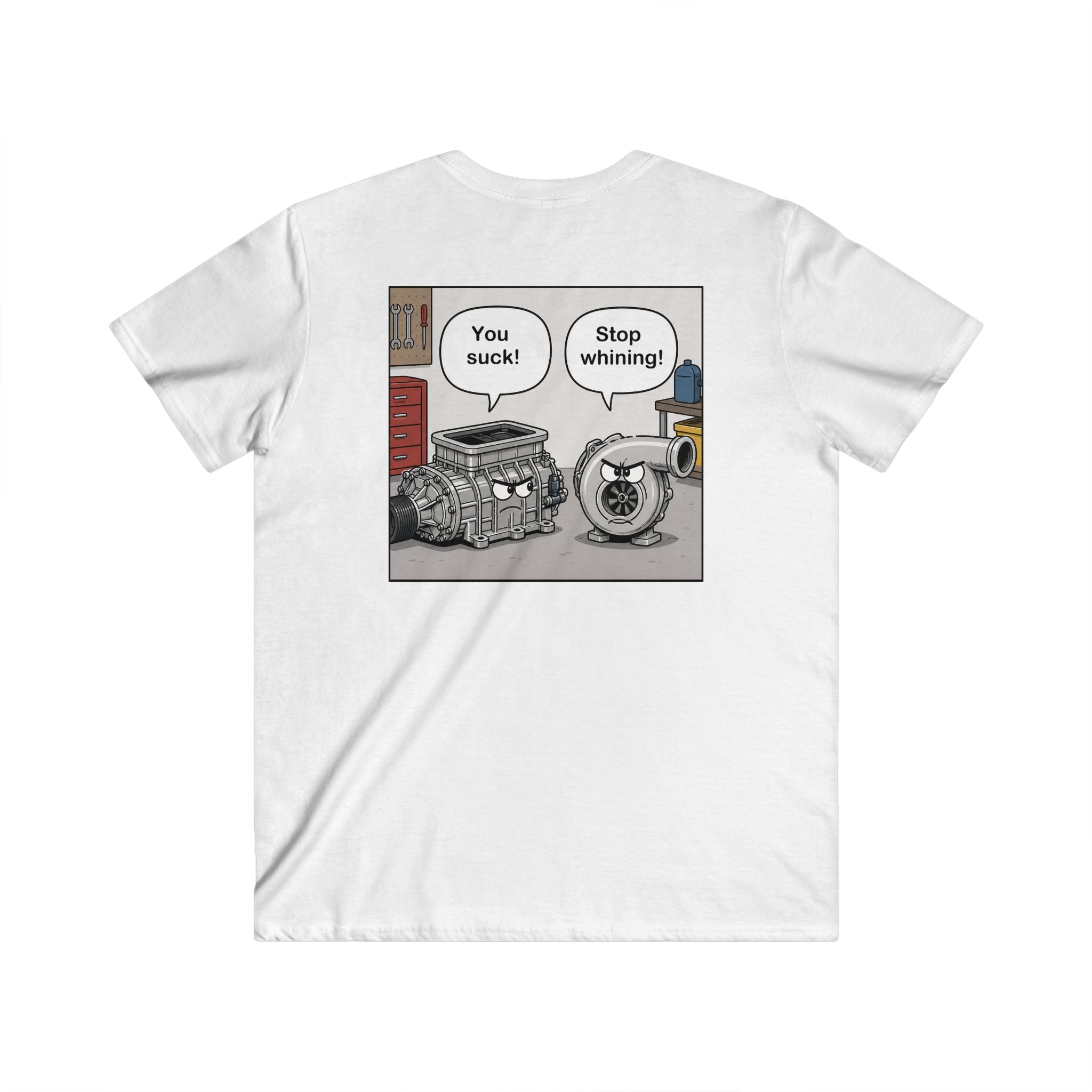 You Suck! / Stop Whining! Cartoon Humor V-Neck