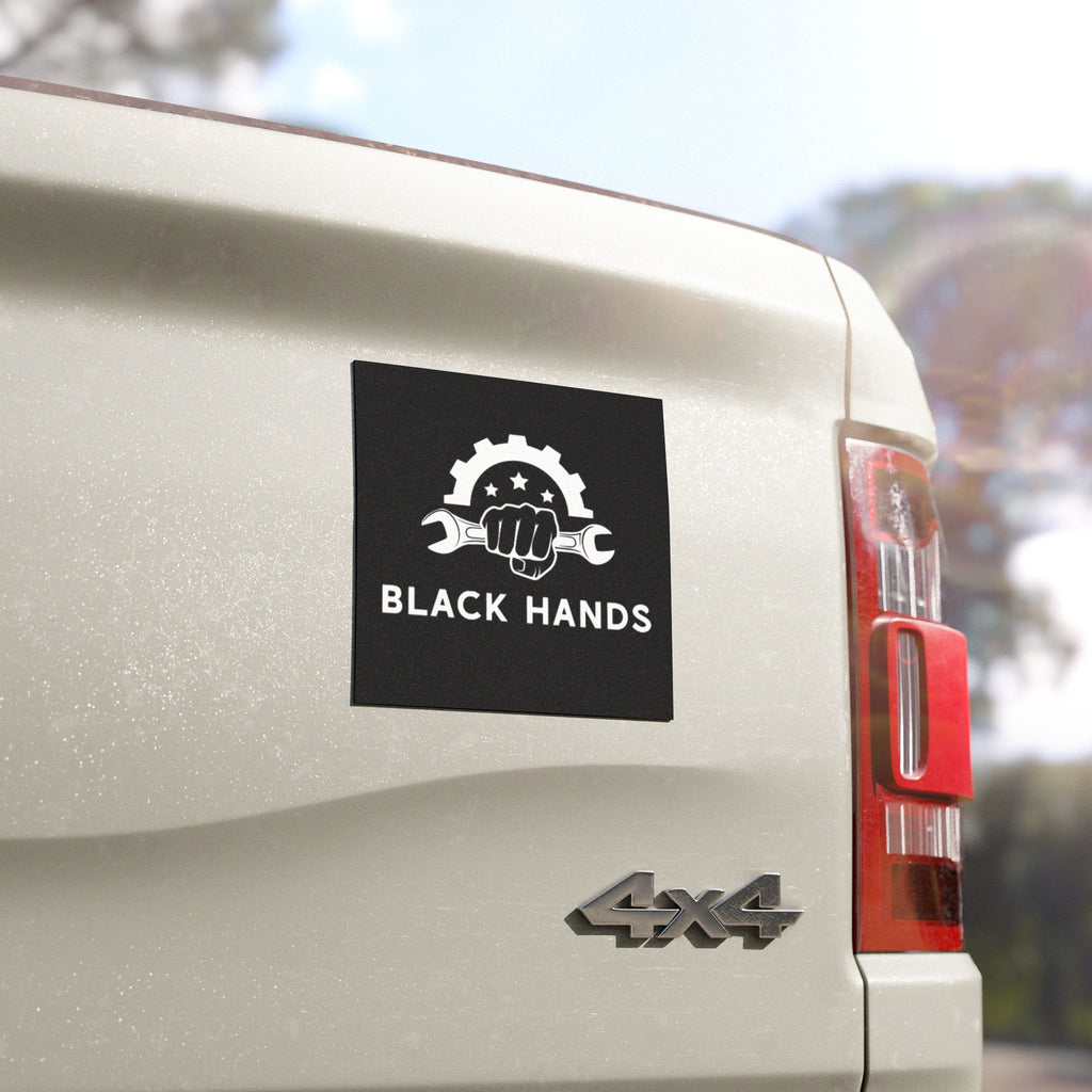 Black Hands Logo Car Magnet