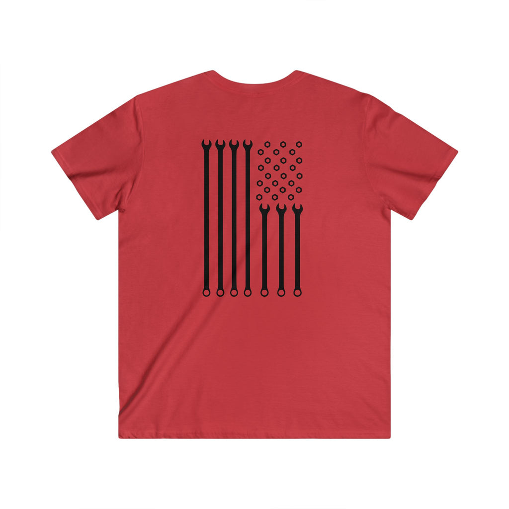 American Wrench Flag V‑Neck